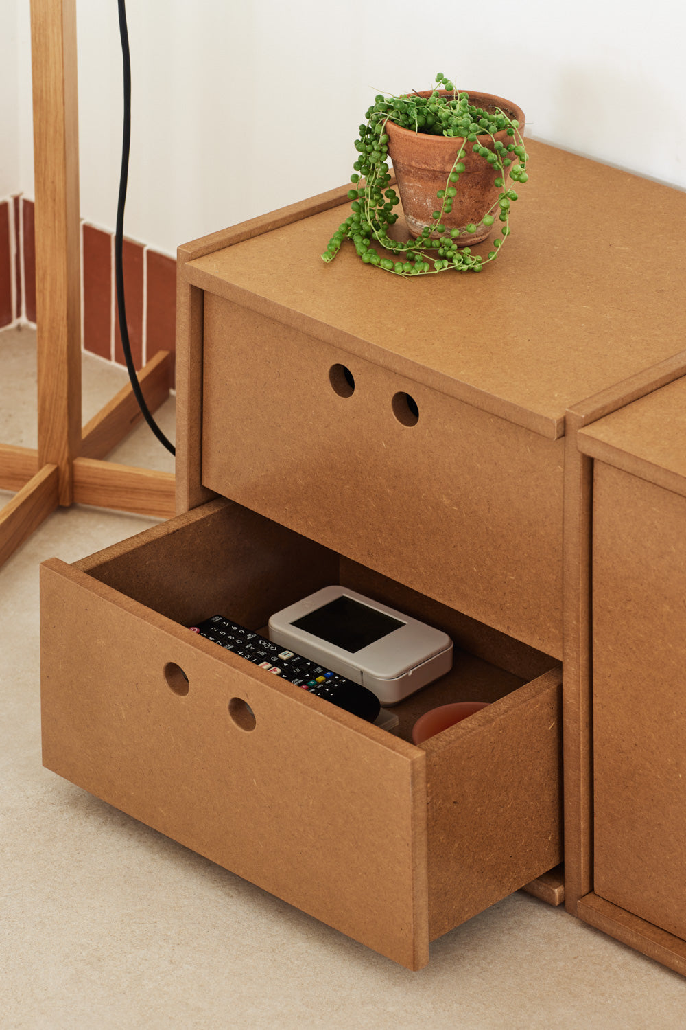 Tv Bench Wally  Natural Mdf