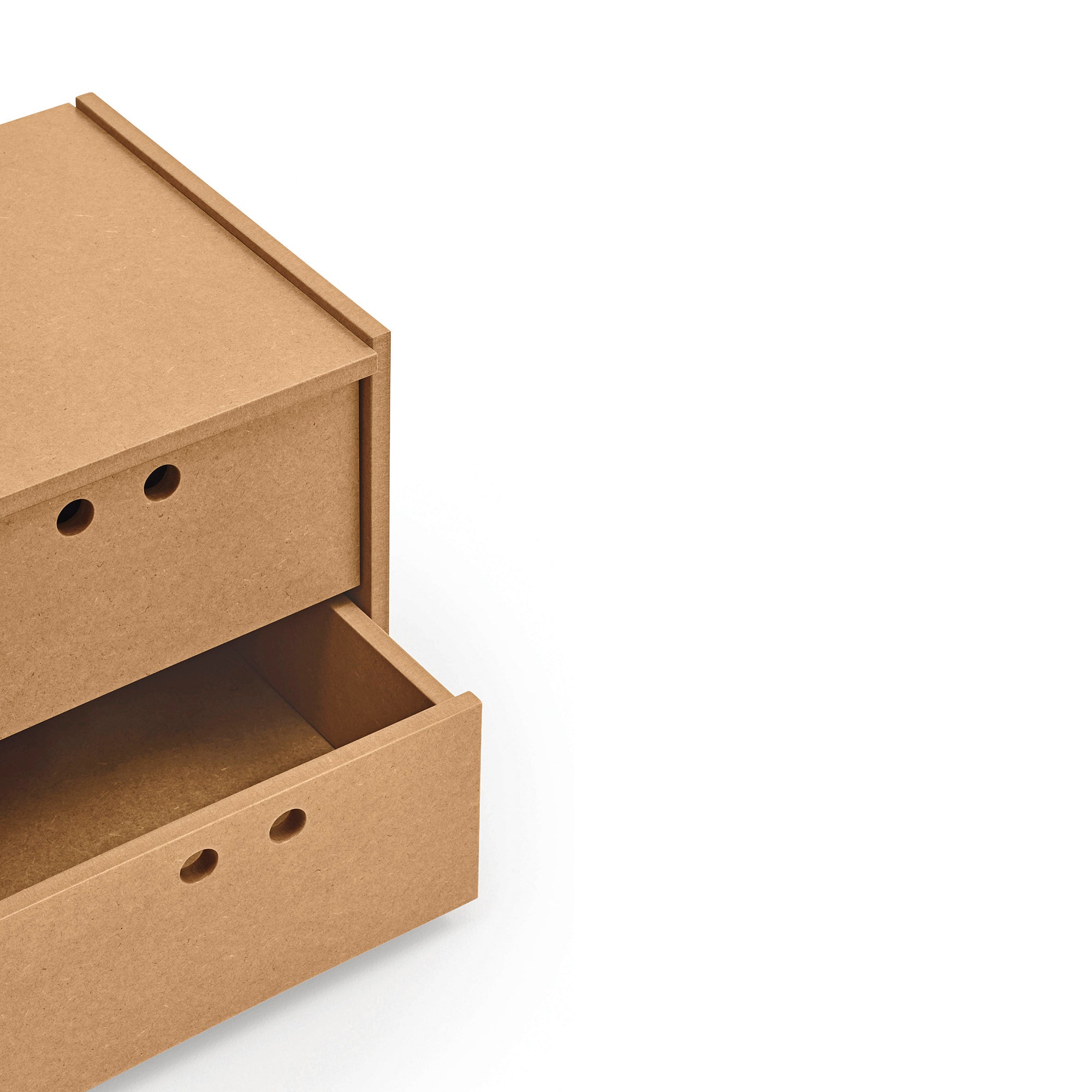 Sängbord Wally Naturfärgad MDF