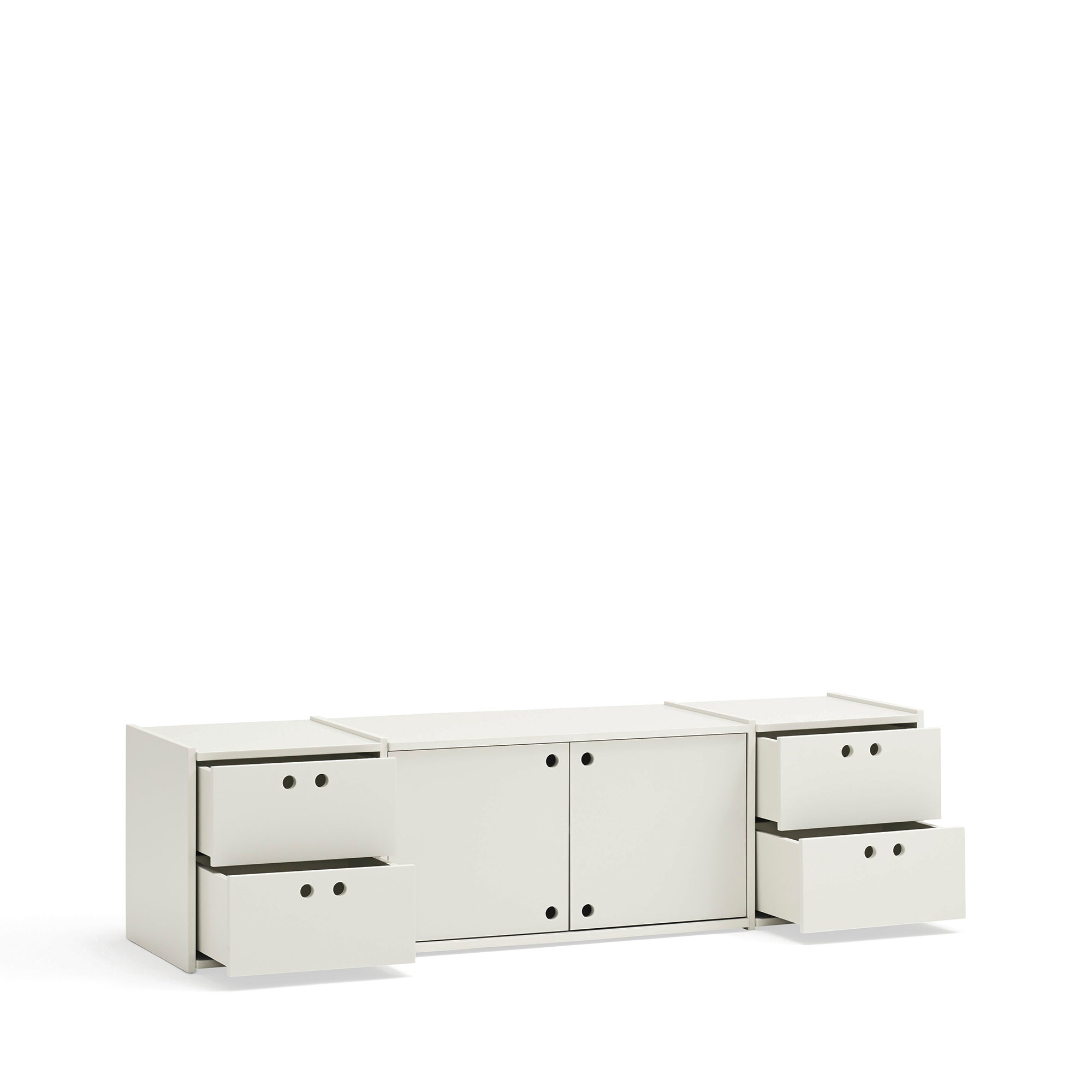 WALLY TV Bench in Cream by Teulat