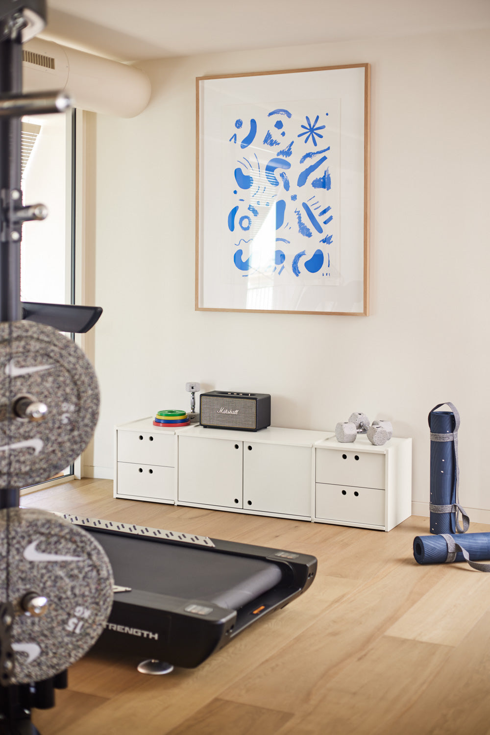 WALLY TV Bench in Cream by Teulat