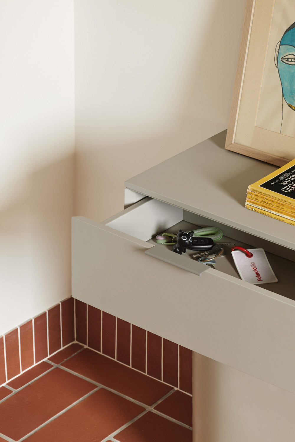 TOTEM Console Table in Sand by Teulat