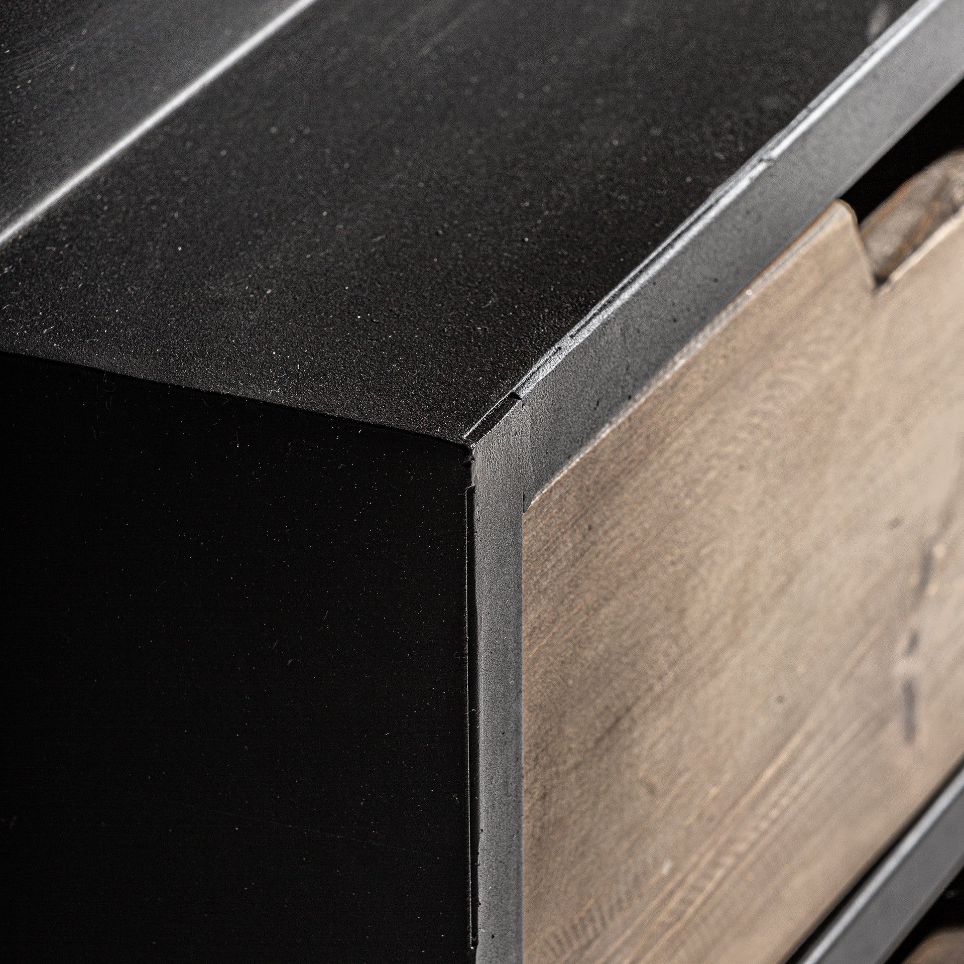 Ivalo Industrial Bookcase - Recycled Pine & Iron