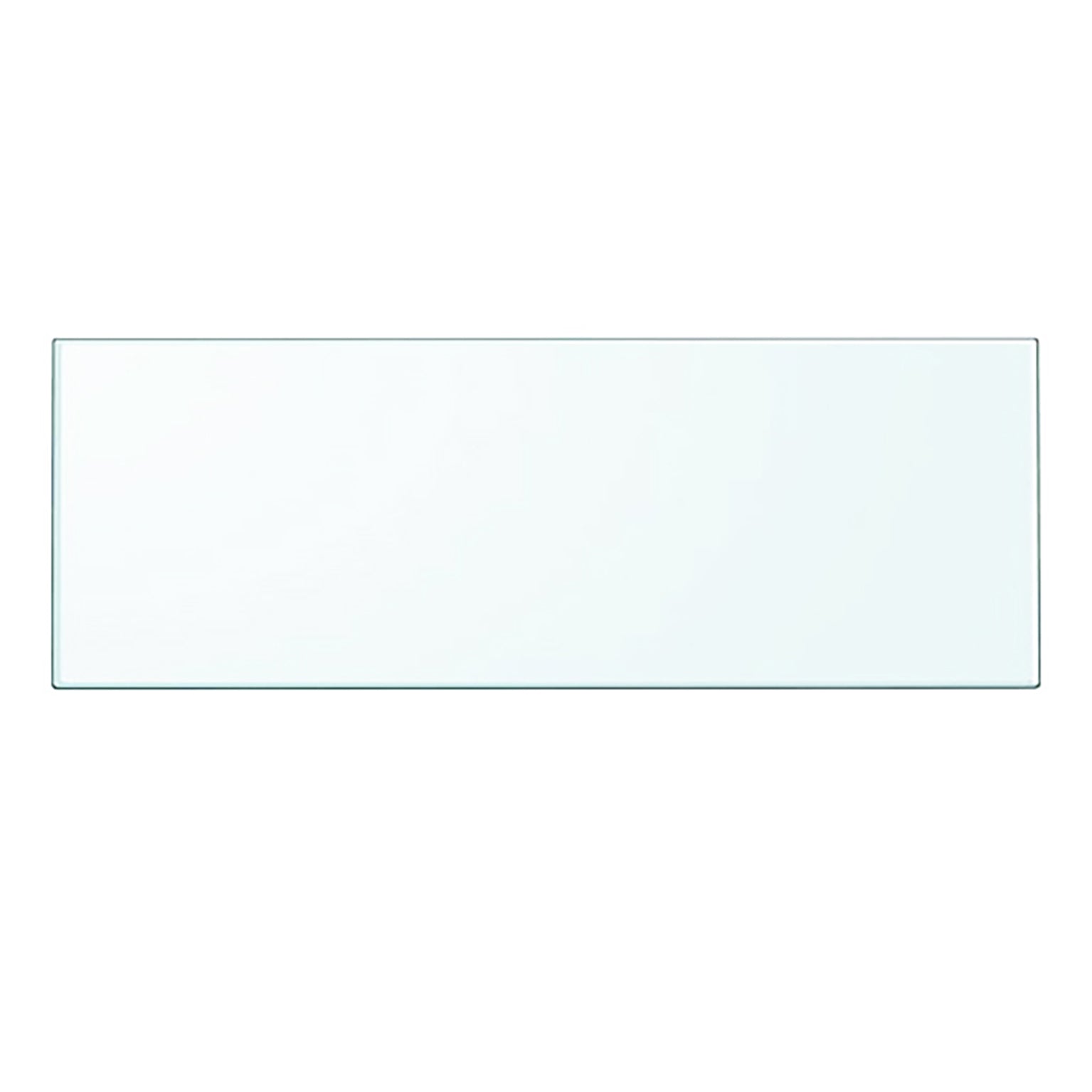 Classic Rectangular Glass - Transparent Tempered Finish