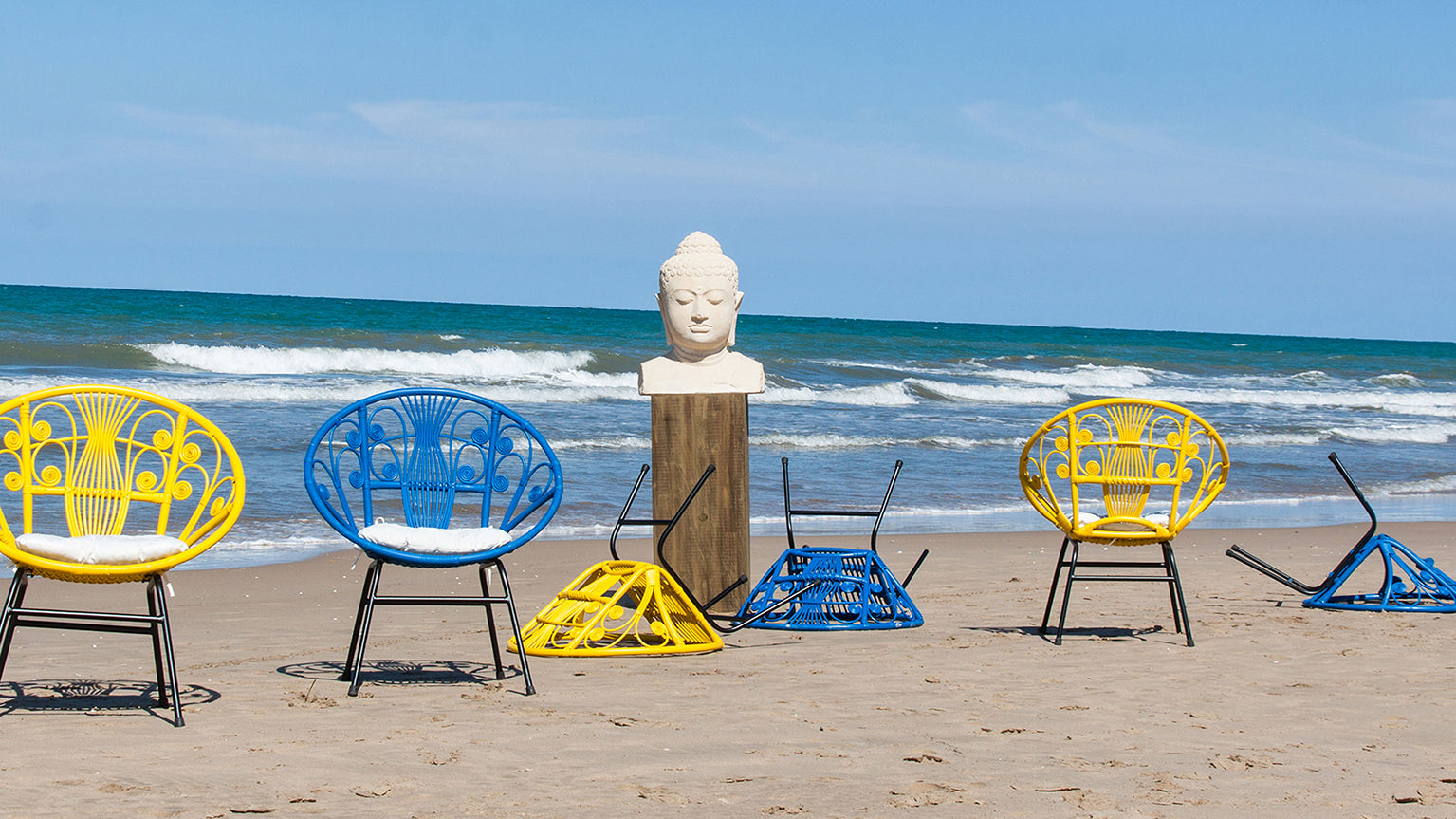 BUDDHA Concrete Bust