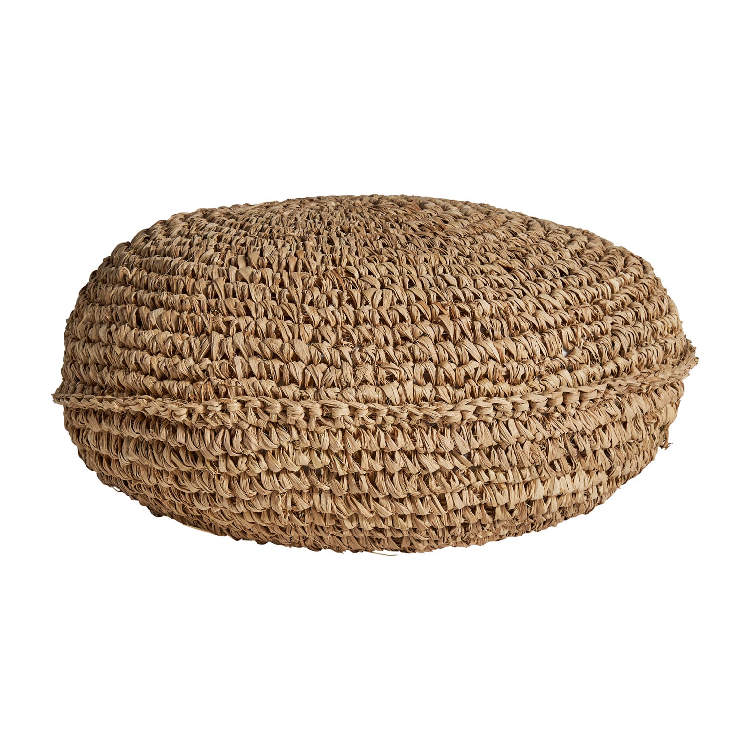 Scauri Natural Sisal Pouf - Ethnic Brown Footstool