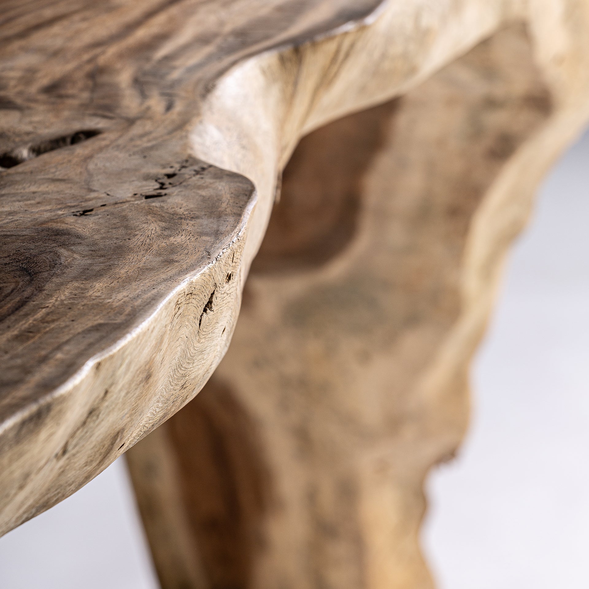 YELKI Etniskt Konsolbord - Tropiskt Trä Brun