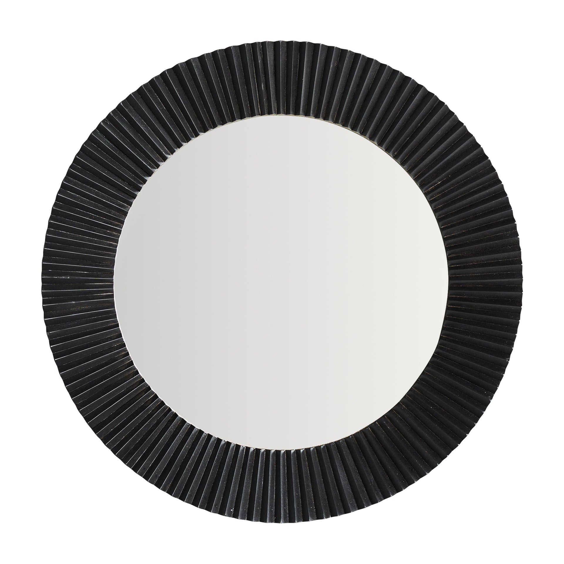PLISSÉ WOOD MIRROR