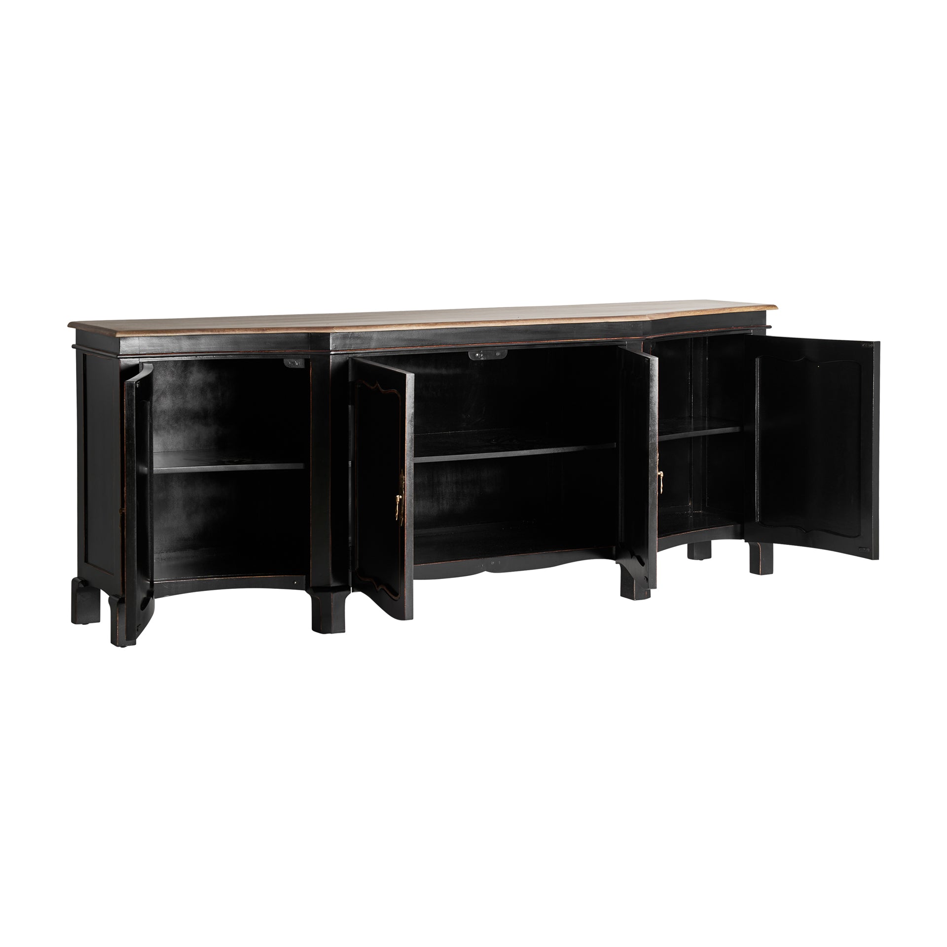 Jussac Sideboard – Classic Mango Wood Storage Cabinet