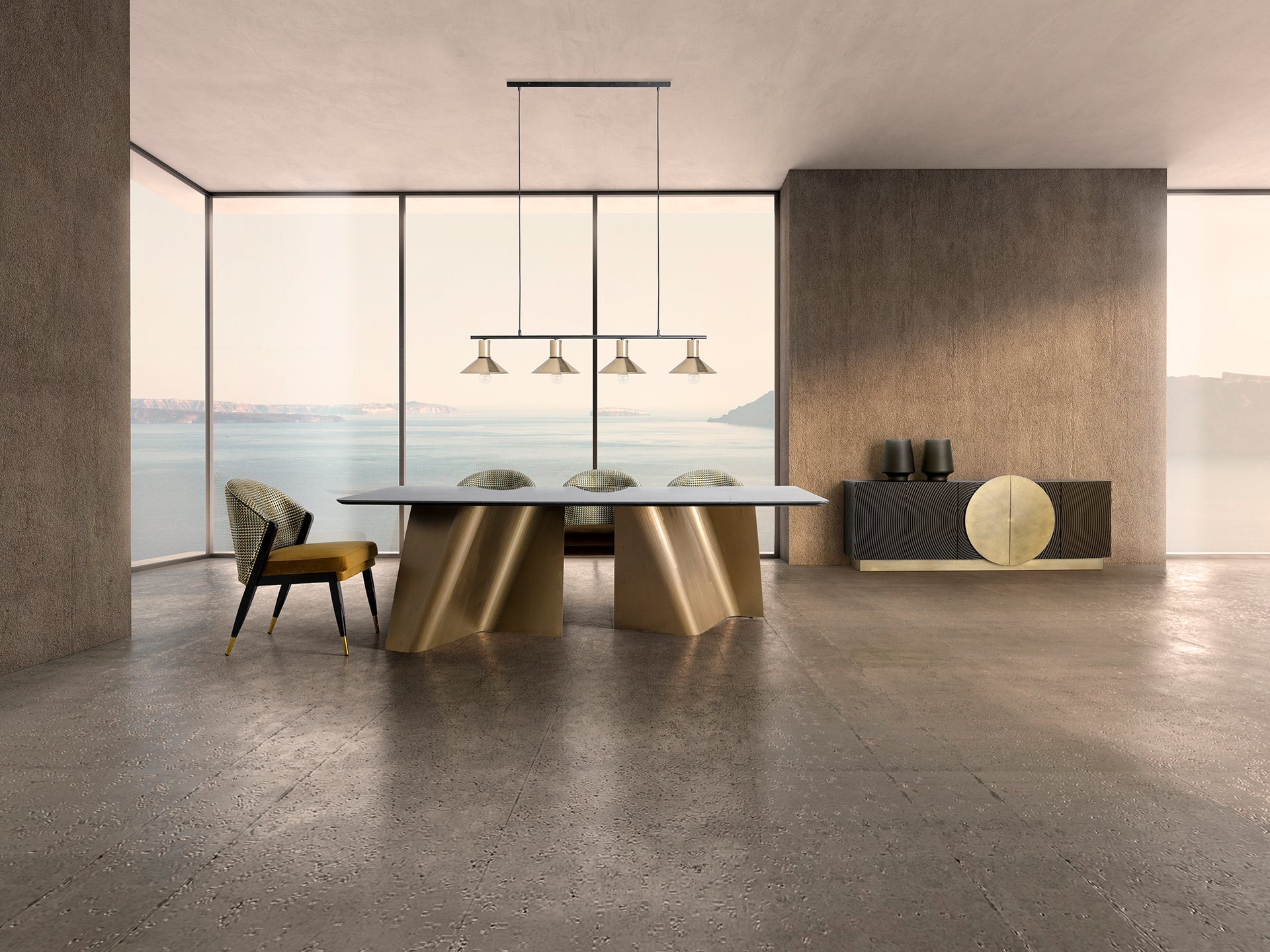 GYLLENE Art Deco Ceiling Lamp