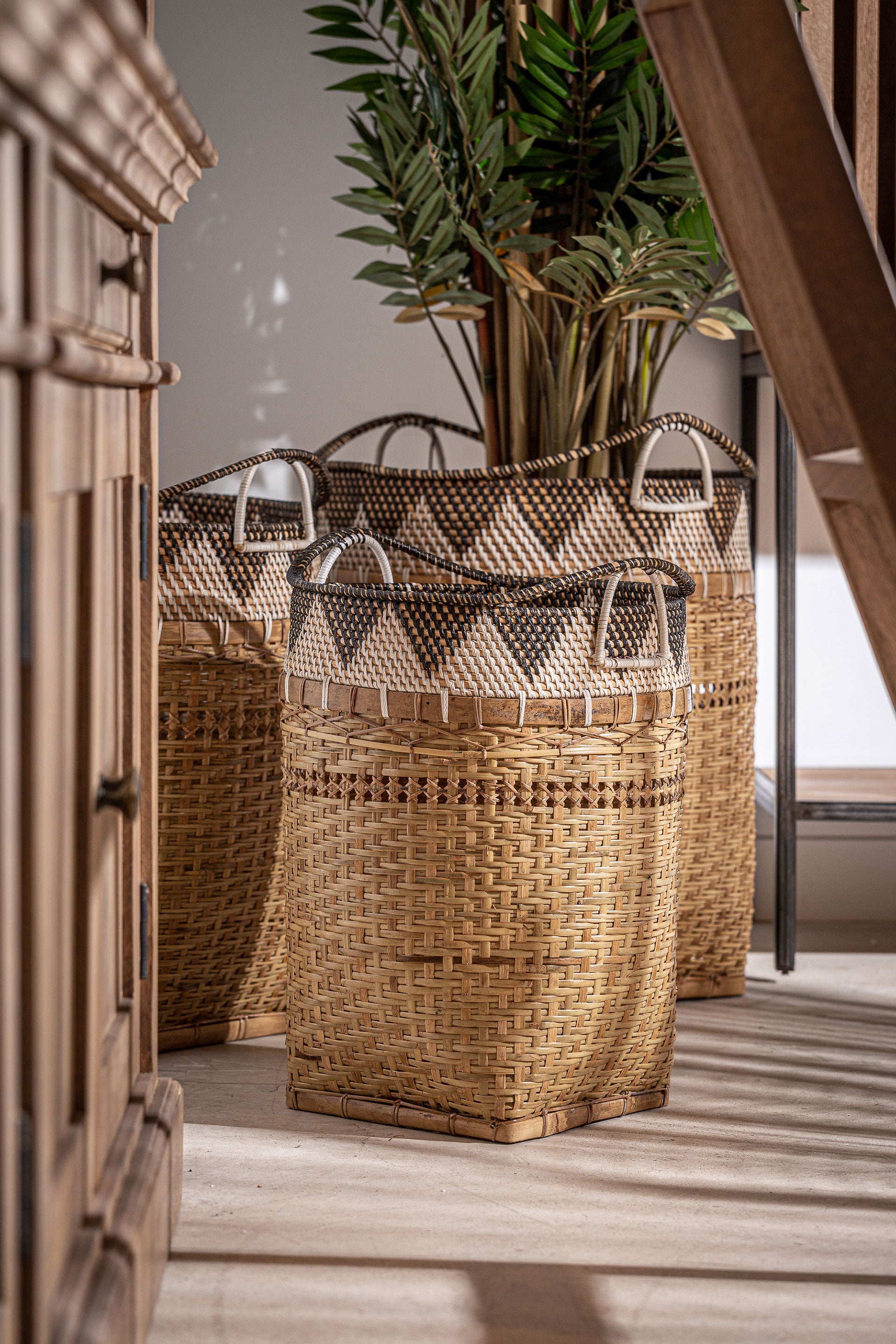 ZIRBA CLOTHES BASKET (SET OF 3)