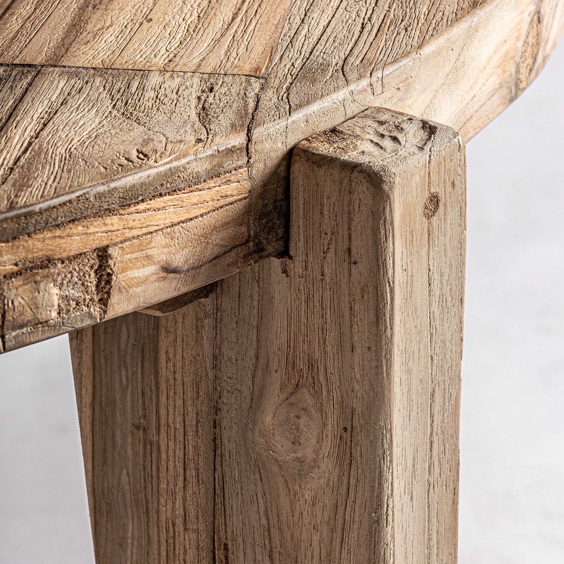 Lux Railway Wood Coffee Table - Colonial Style