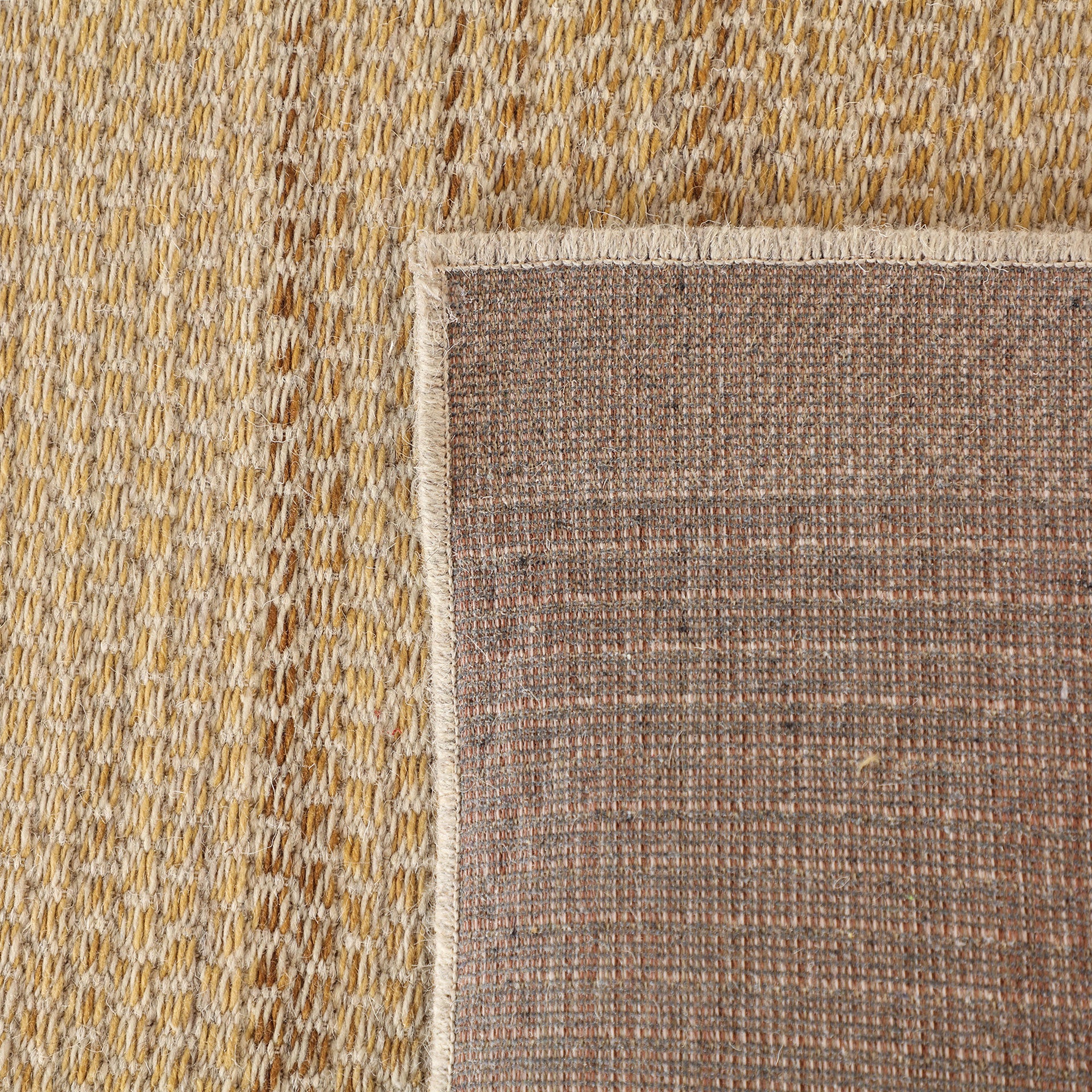 Quima Colonial Wool Carpet - Natural Beige Handwoven Rug