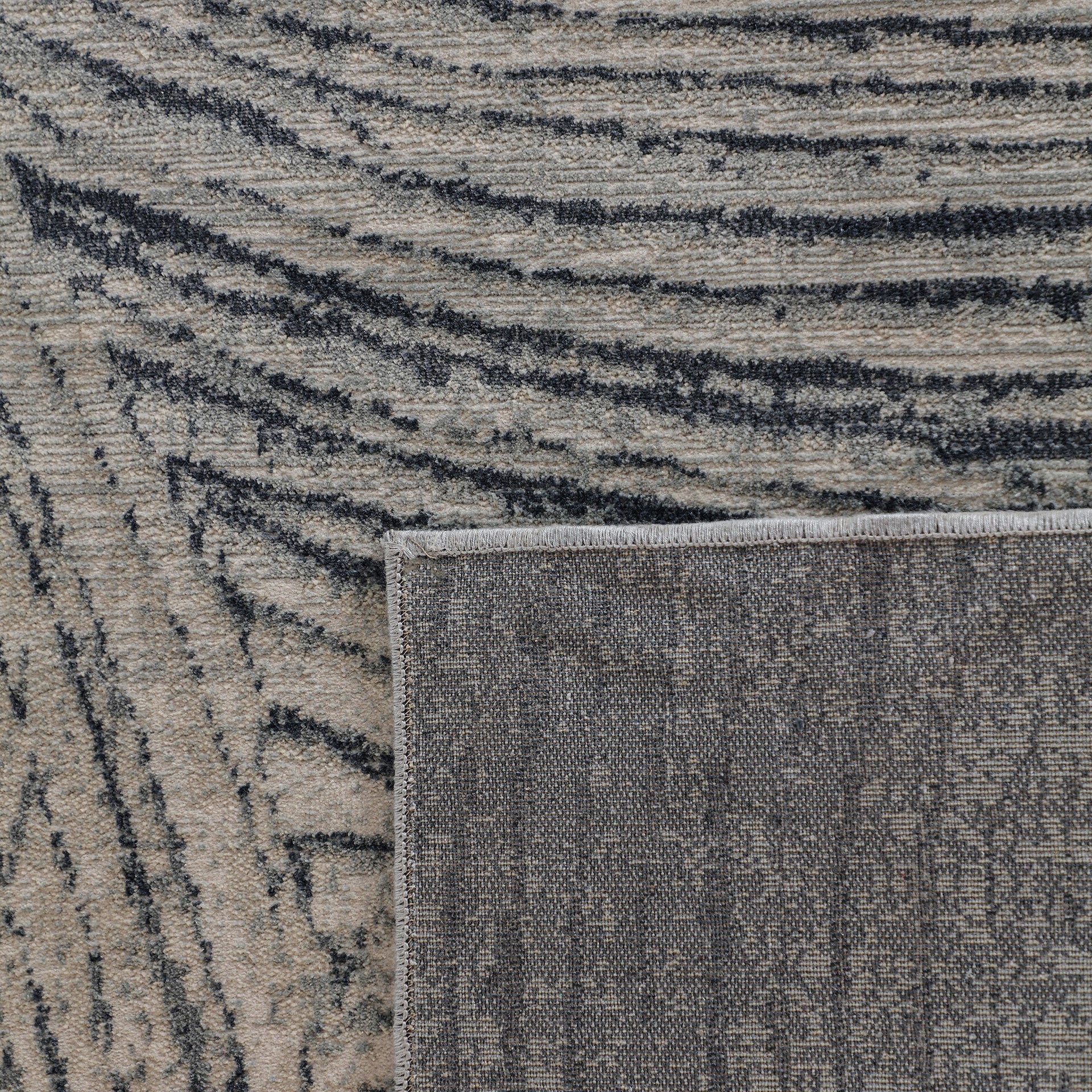 Havskust Colonial Viscose Carpet - Blue Tones Handcrafted Rug