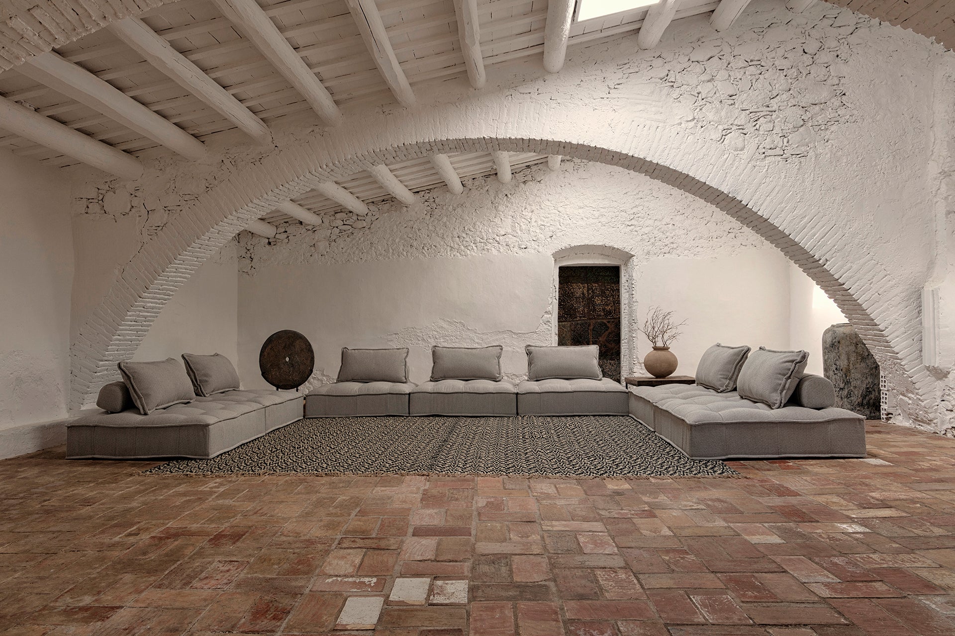 Walding Industrial Coffee Table - Reclaimed Wood & Iron