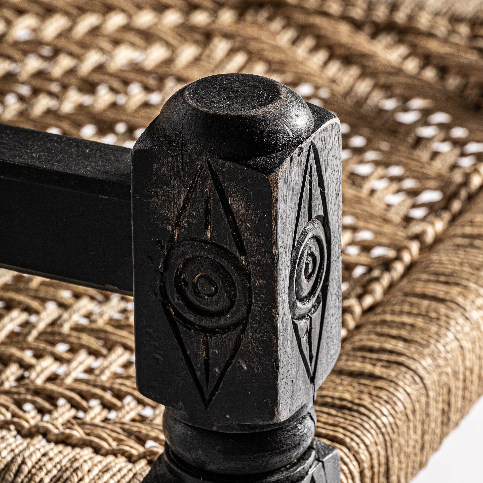 Backlyn Reclaimed Wood & Rope Armchair