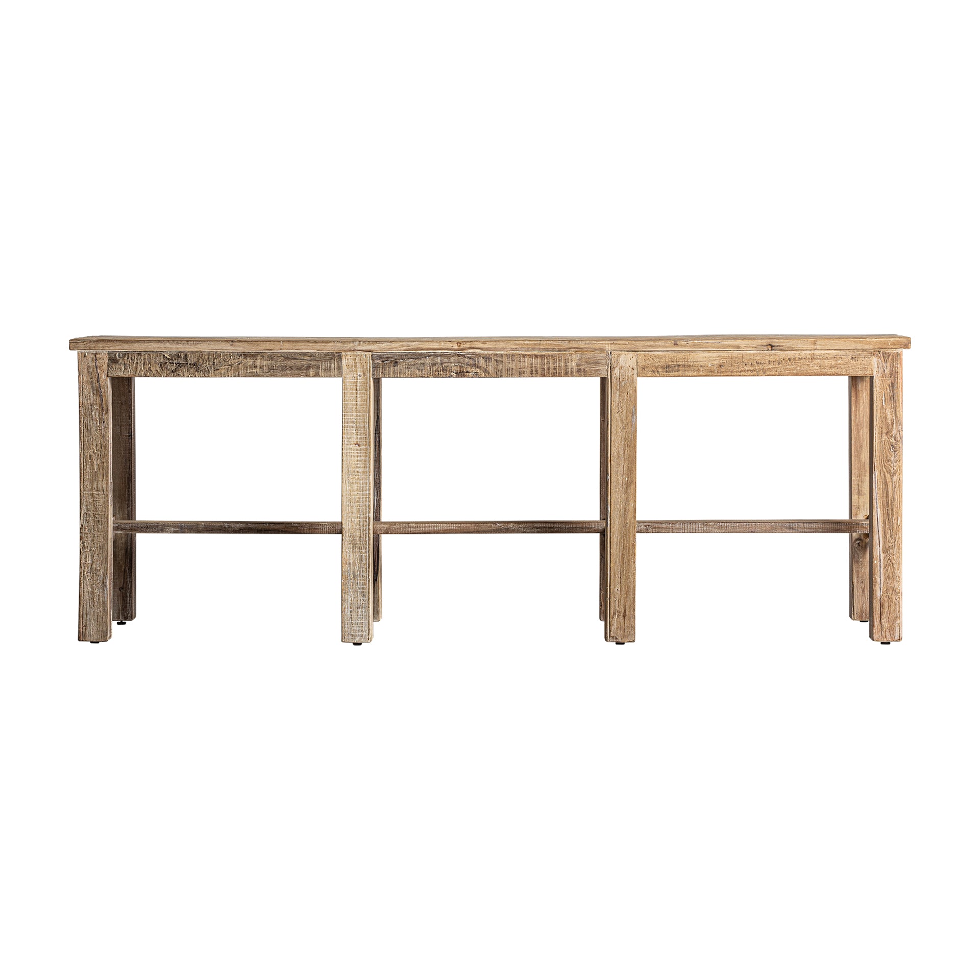 Carrik Reclaimed Wood Console Table - Colonial Style