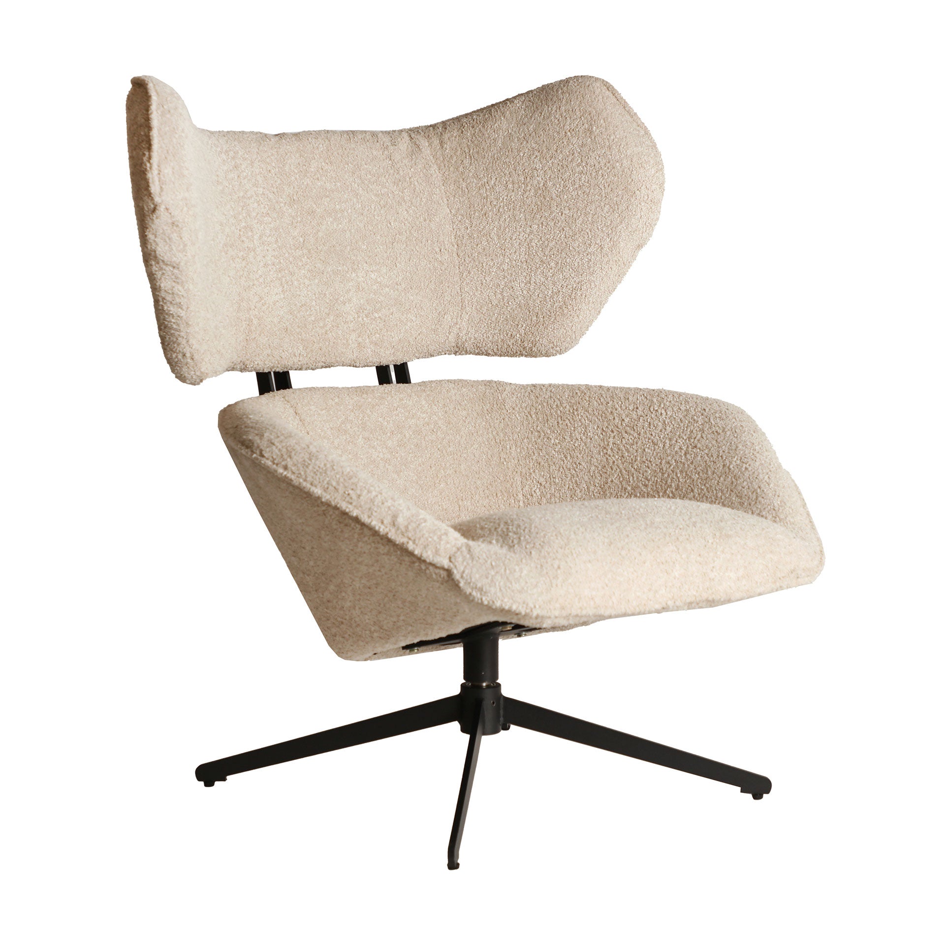 BOUCLÉ PRIVAS ROTATIVE ARMCHAIR