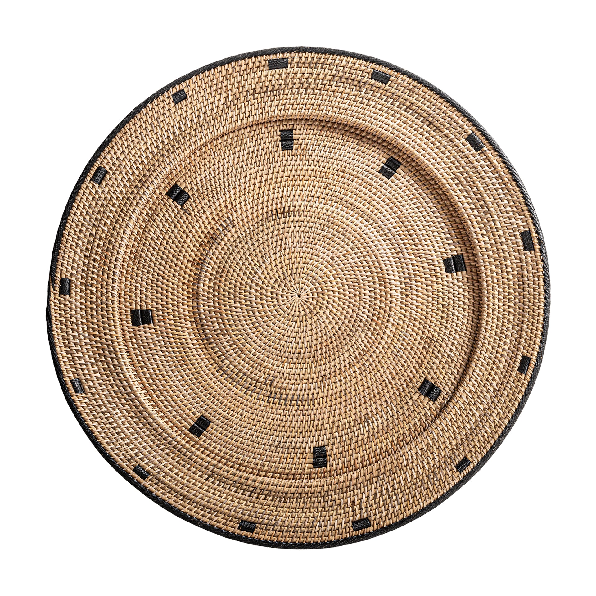 FLÄTA Dekorativ rottingfat