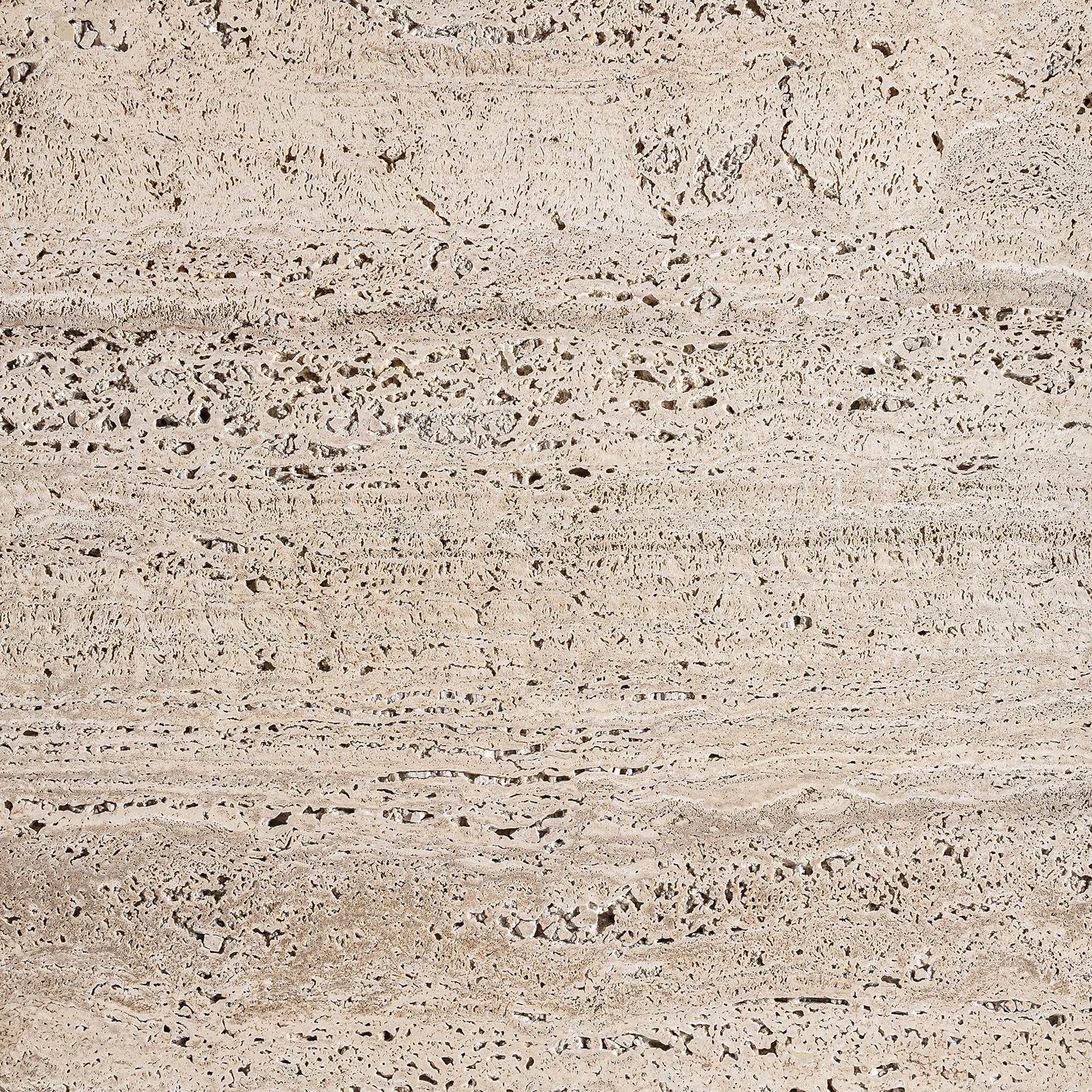 Theuville Art Deco Travertine Side Table