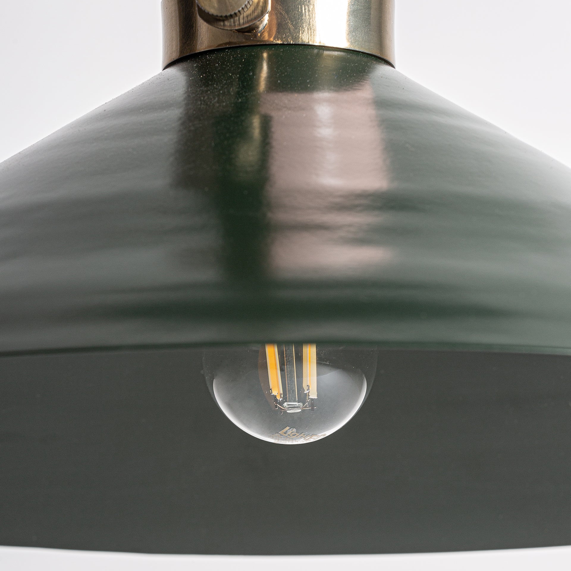 Iron & Brass Ceiling Lamp - Nordic Industrial Design