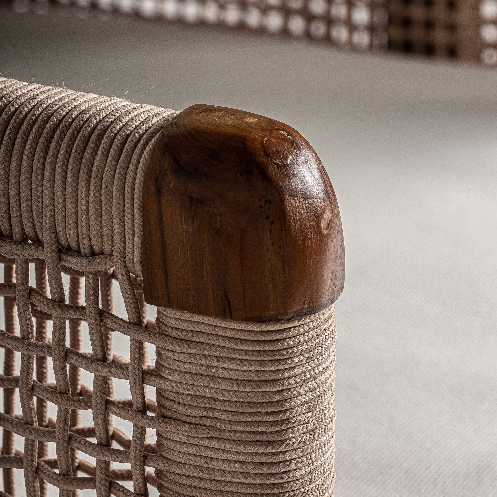 Fåtölj Trena Railway Wood Armchair