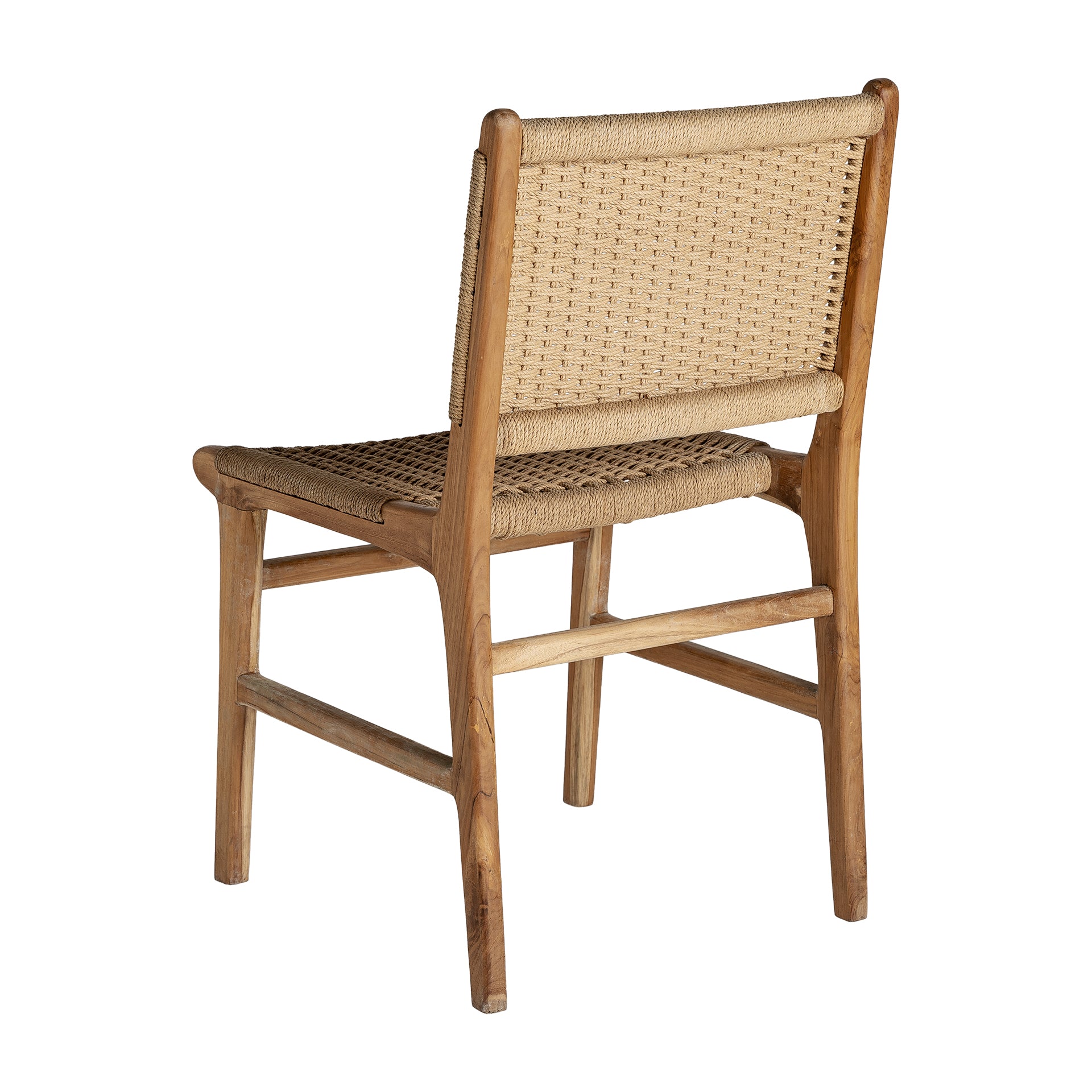 VADUZ Colonial Teak Chair - Natural Fiber Seat