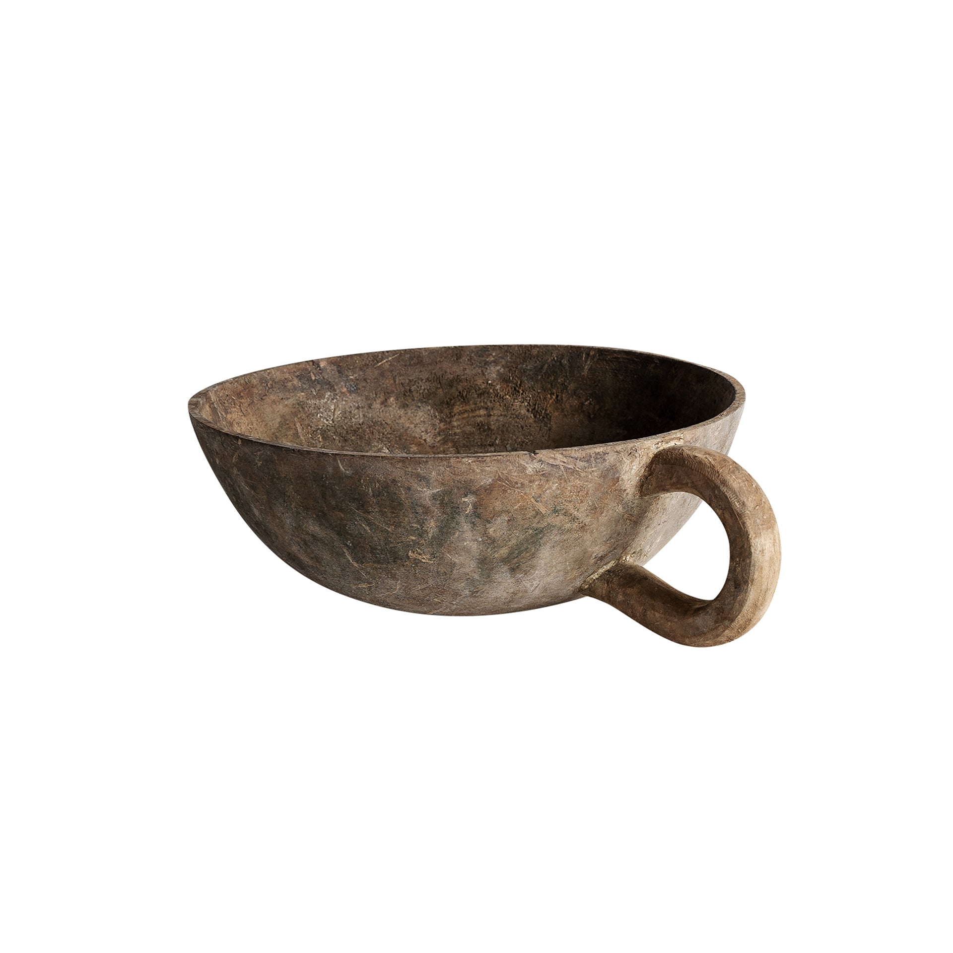 Skål i etniskt mangoträ - brun