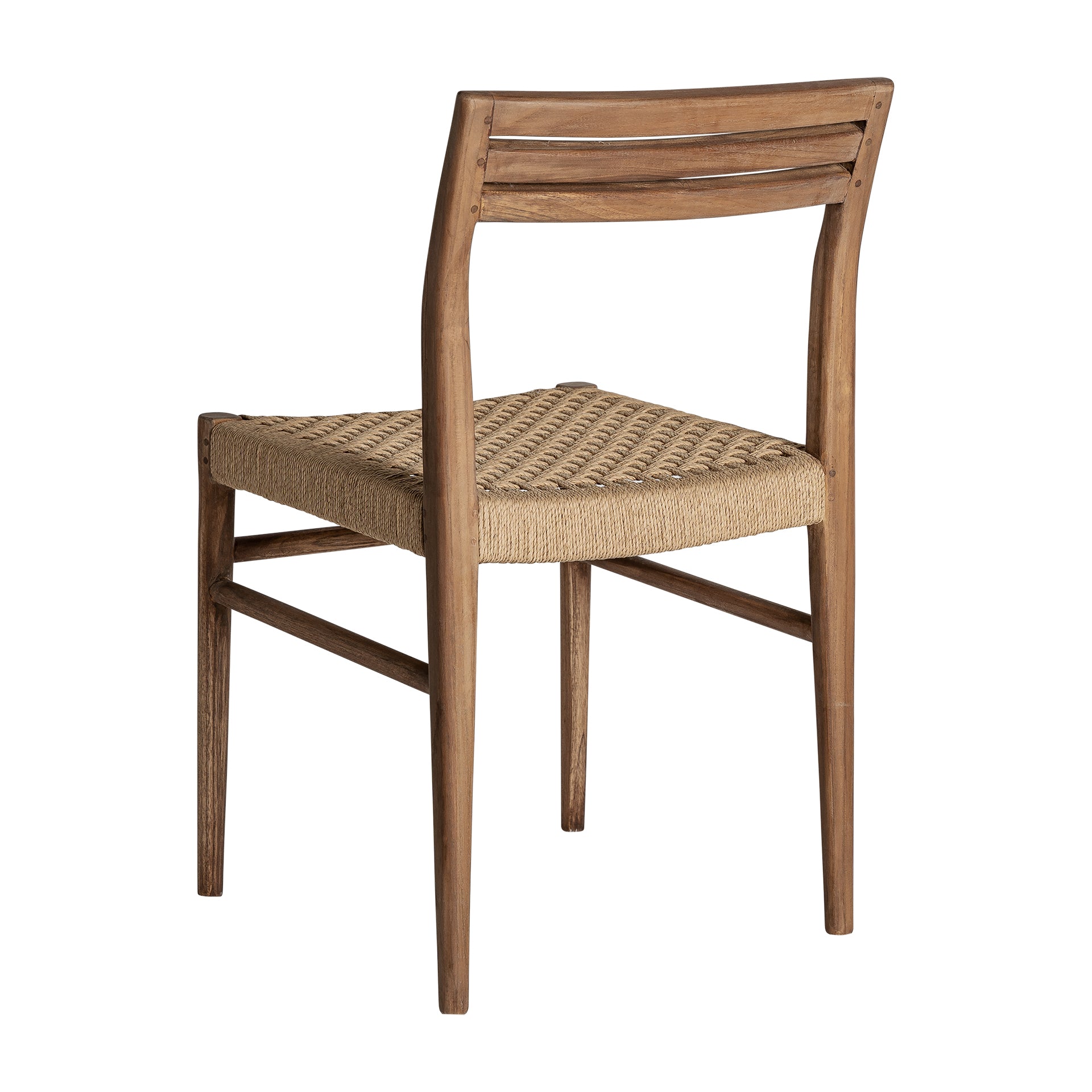 Souillac Vintage Teak & Rope Chair