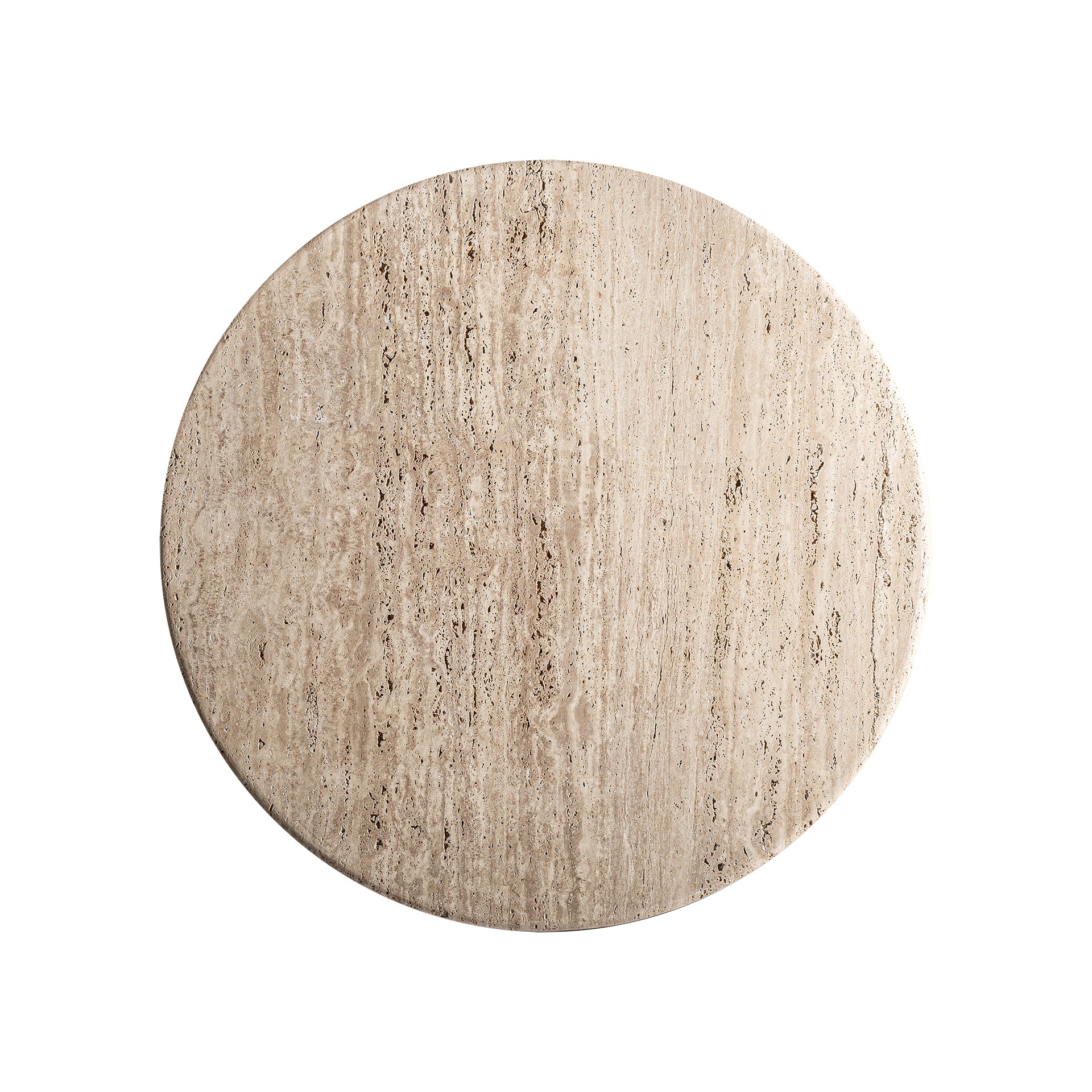 Varzi Art Deco Travertine Dining Table