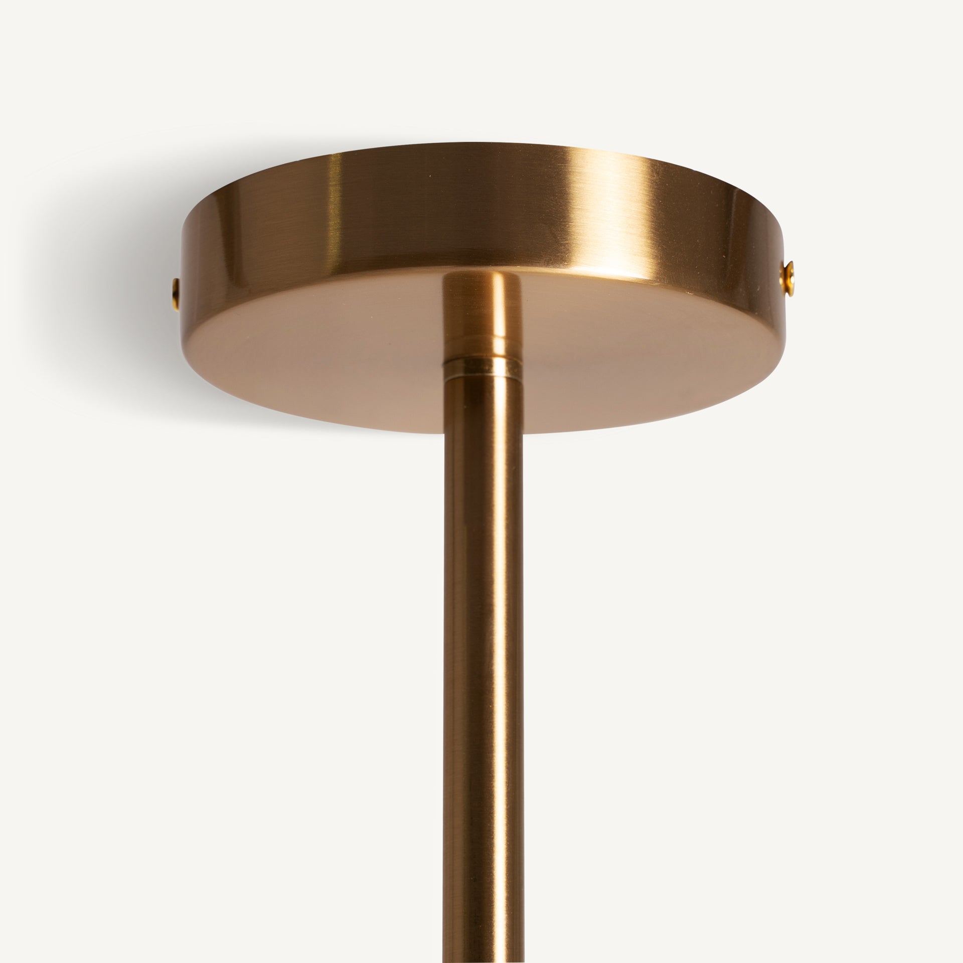 Sahi Art Deco Ceiling Lamp - Gold Steel & Crystal