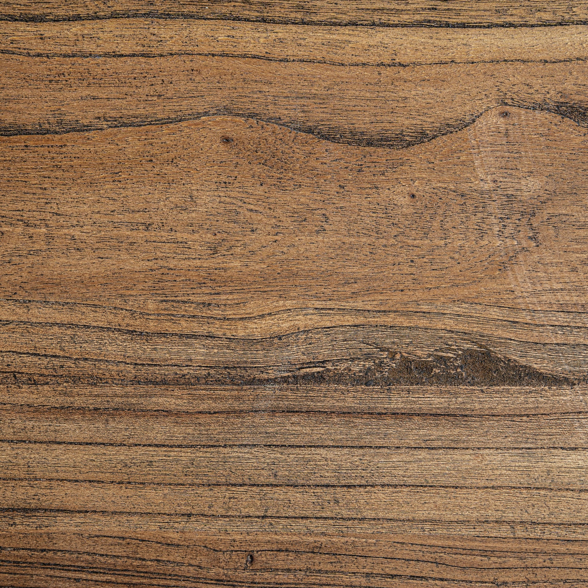 Norvik Contemporary Elm Wood Desk - Brown