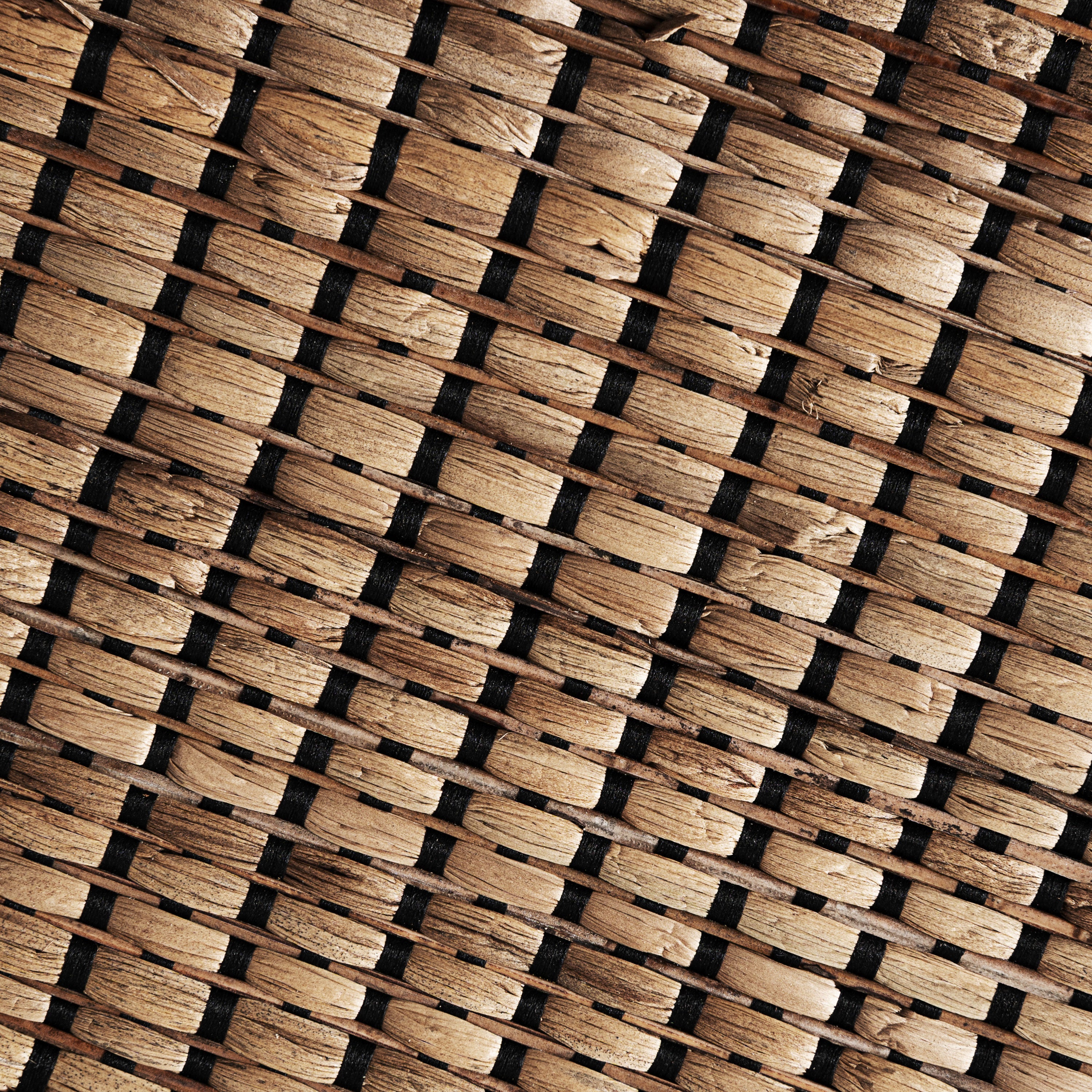 Natural Fiber Wall Art - Brown Decorative Panel