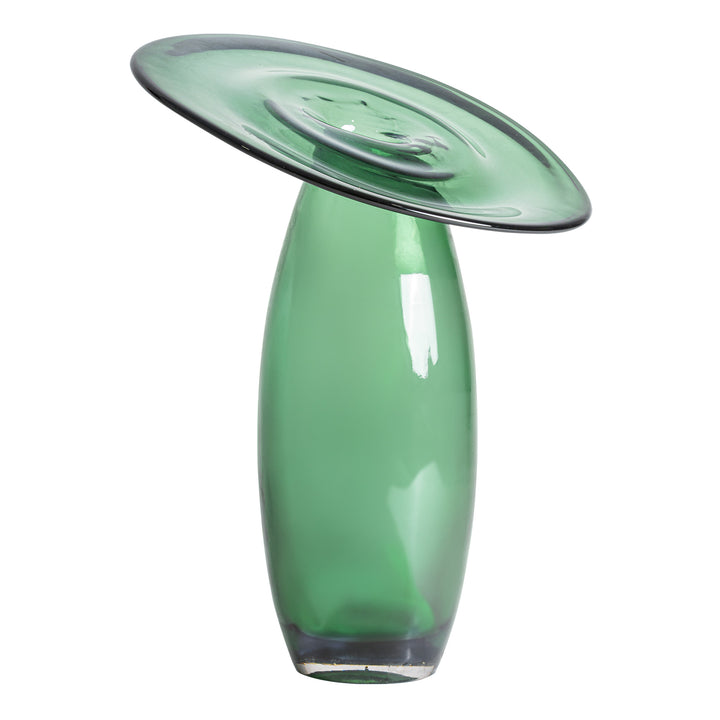 Akari Glasvase – Modernes, grün-transparentes Design | SkandiShop