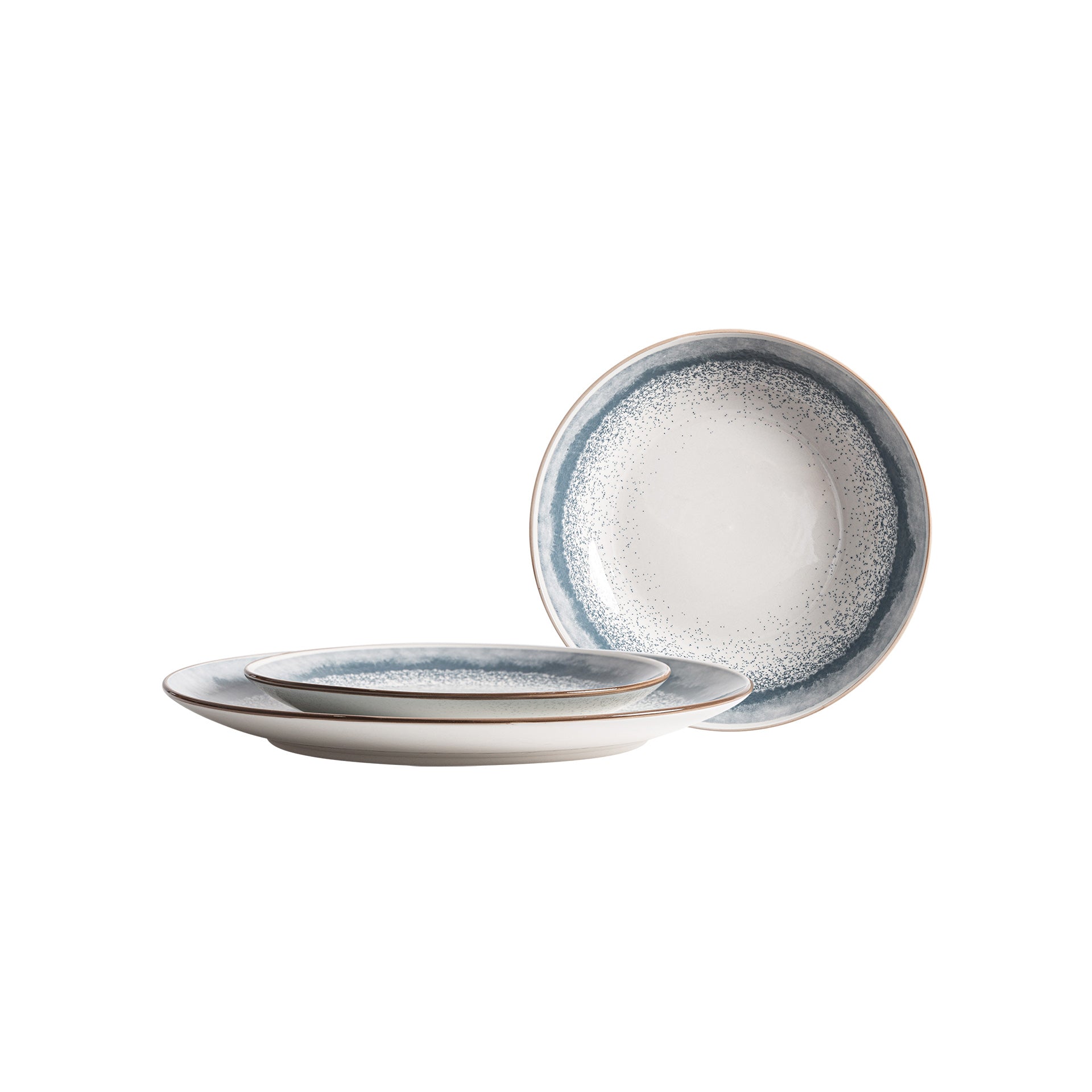 CHAMBREY CROCKERY (SET OF 18)