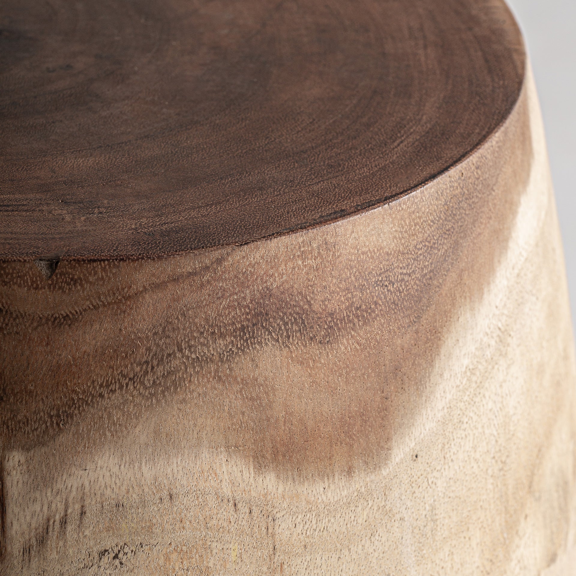 Rot Ethnic Side Table in Solid Suar Wood