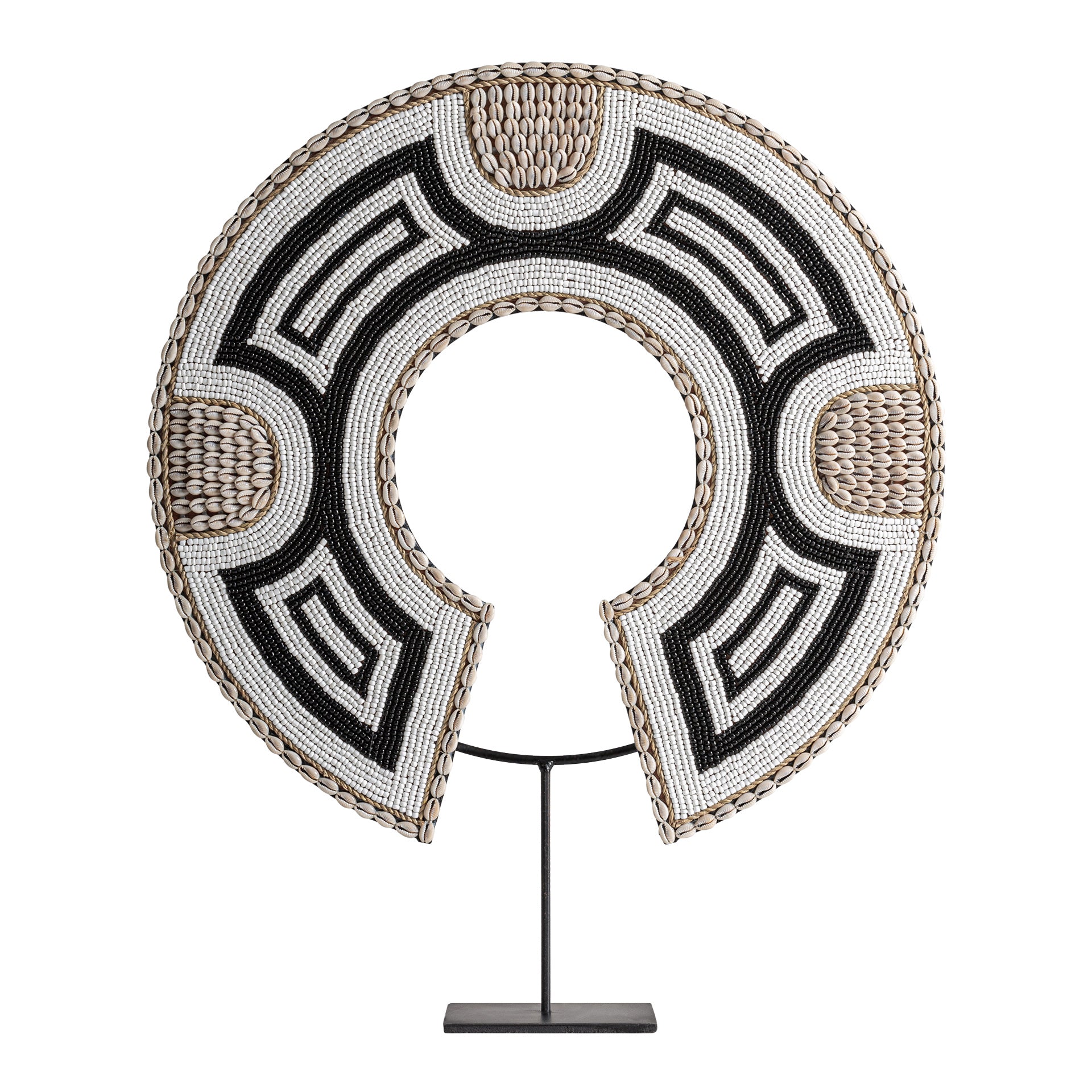 Blacke Contemporary Bamboo Decorative Figure