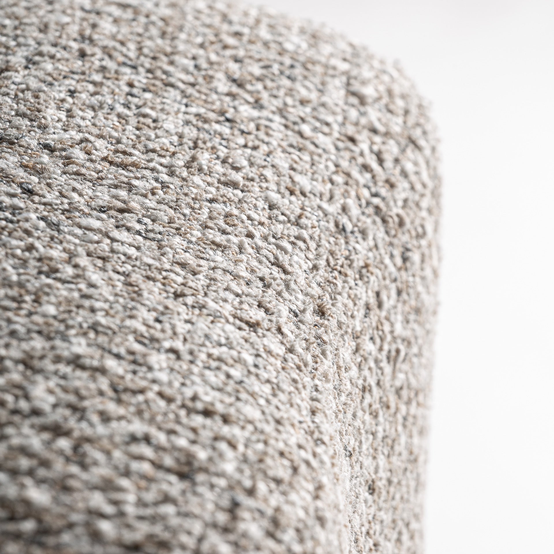Björk Chenille Chair in Neutral Tones & Pine