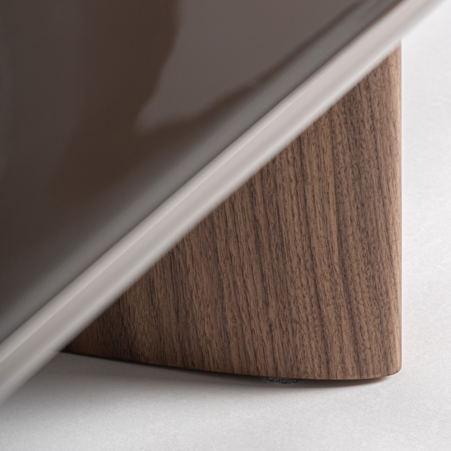 Kvell Coffee Table in Chocolate & Brown Veneer