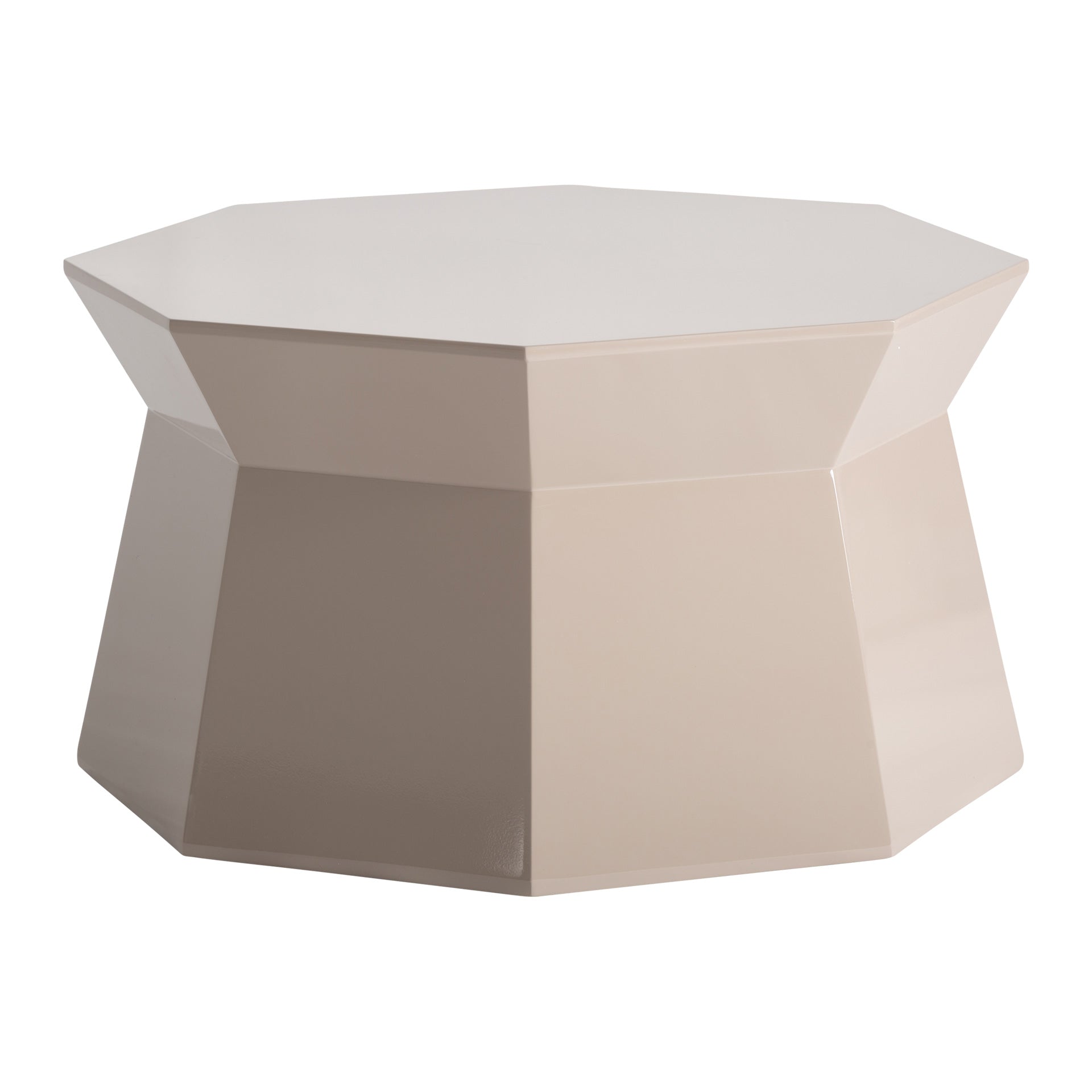 Laives Contemporary Cream Side Table