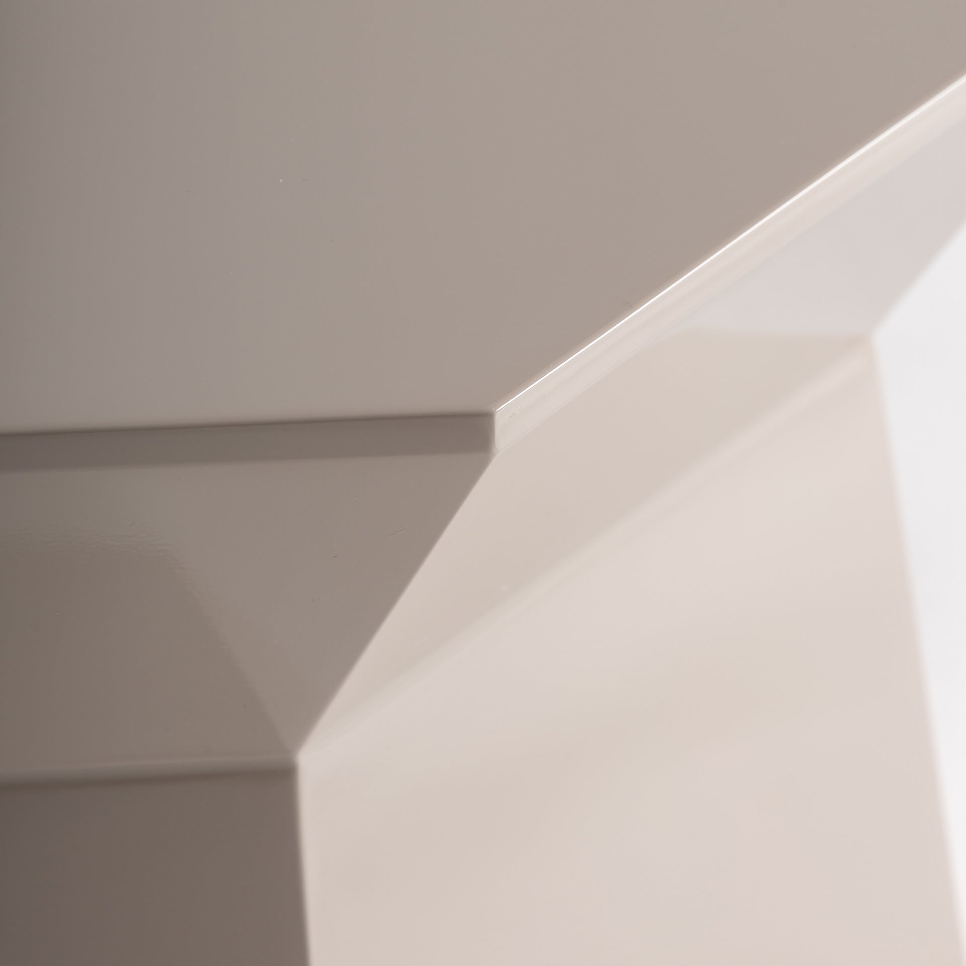 Laives Contemporary Cream Side Table