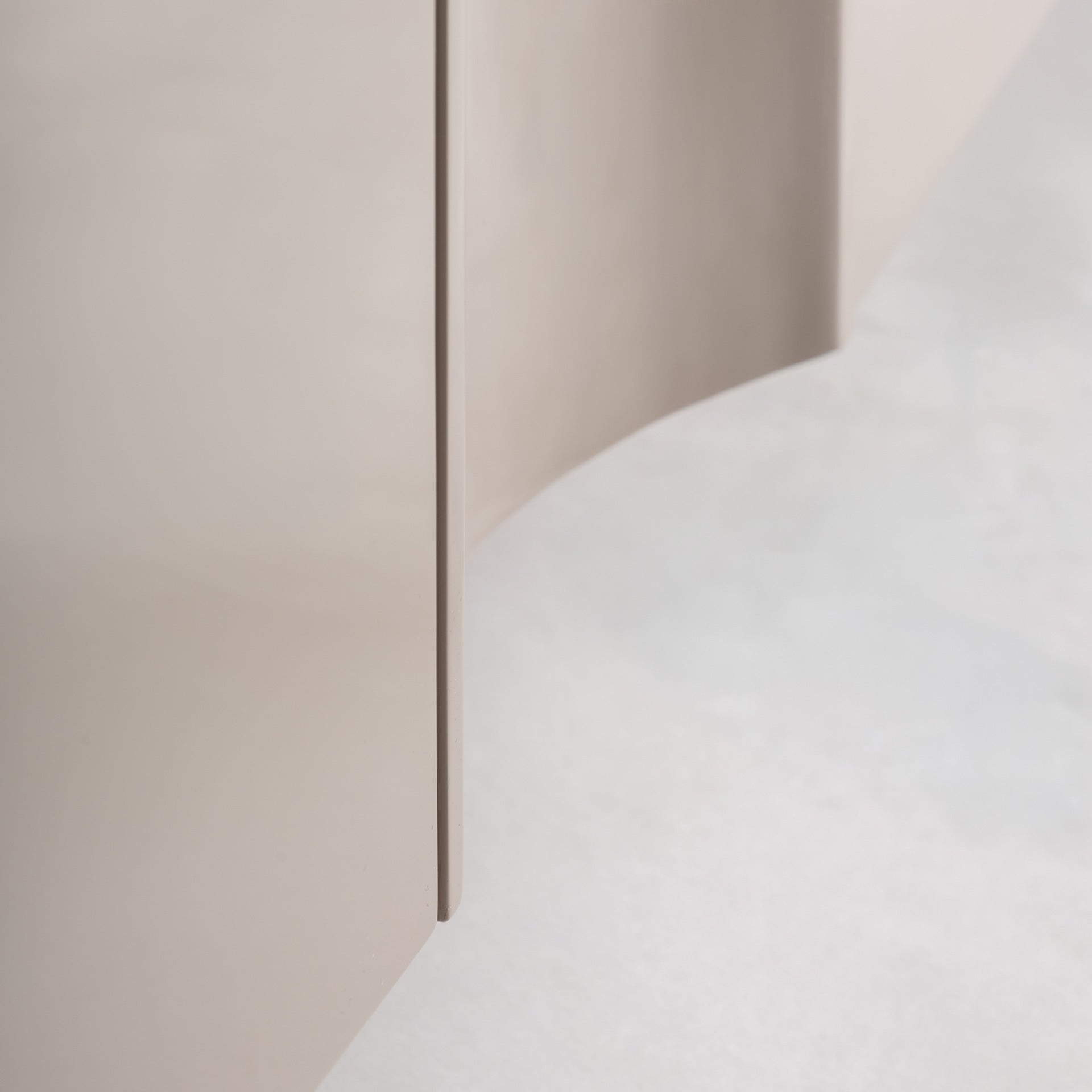 ILONA Contemporary Cream & Iron Modular TV Stand