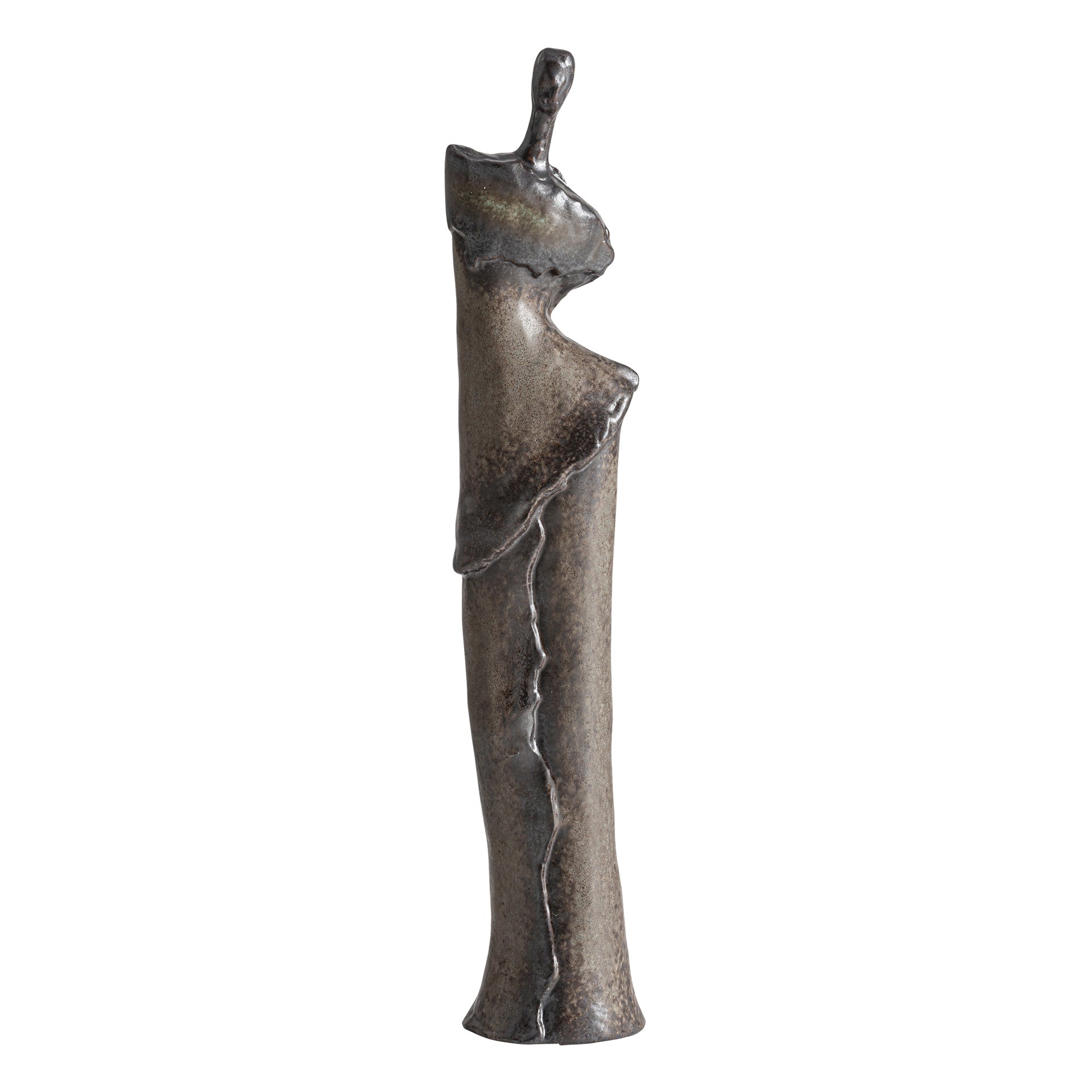ALYA CERAMIC SCULPTURE – CONTEMPORARY BROWN