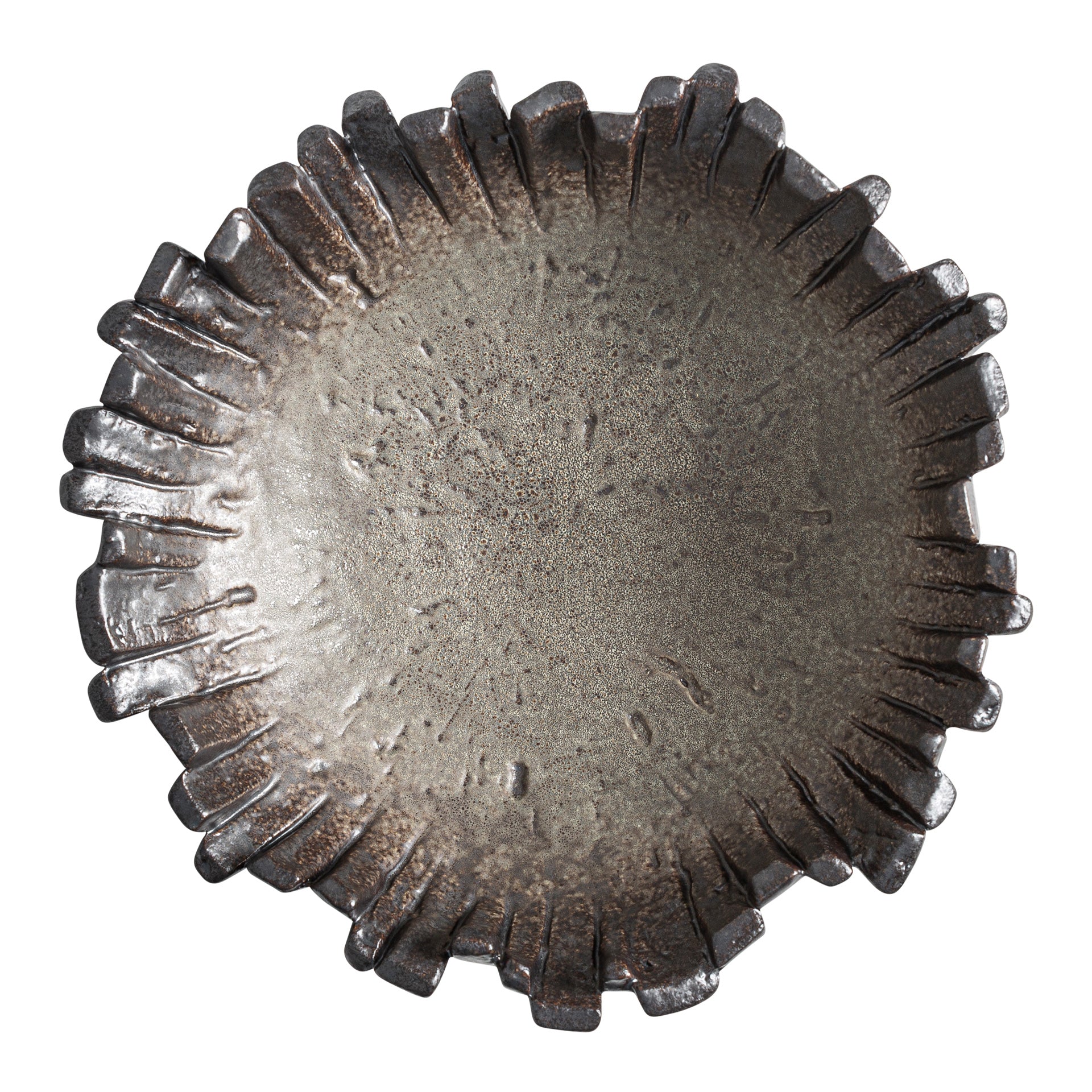 HADA CERAMIC CENTERPIECE IN BROWN