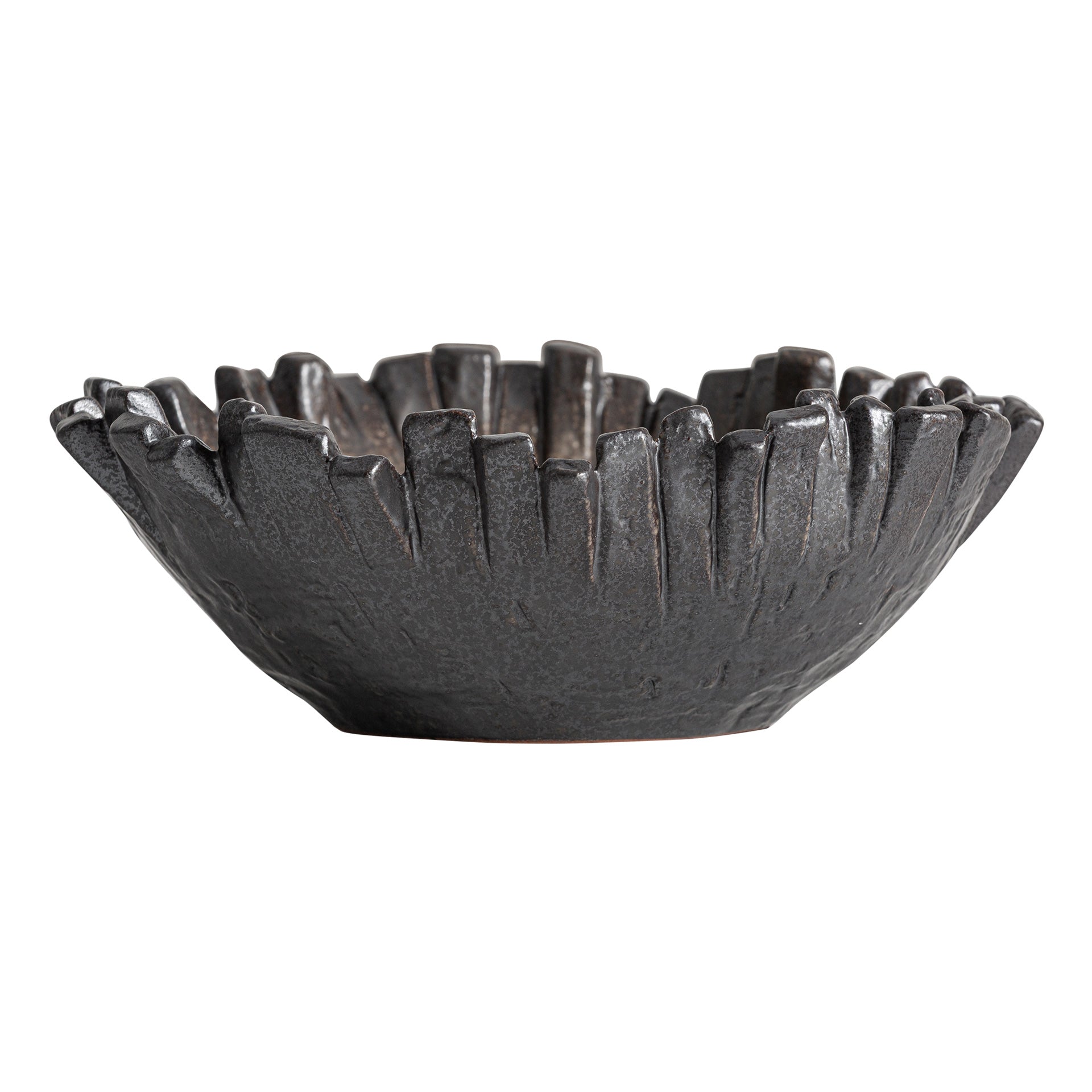 HADA CERAMIC CENTERPIECE IN BROWN