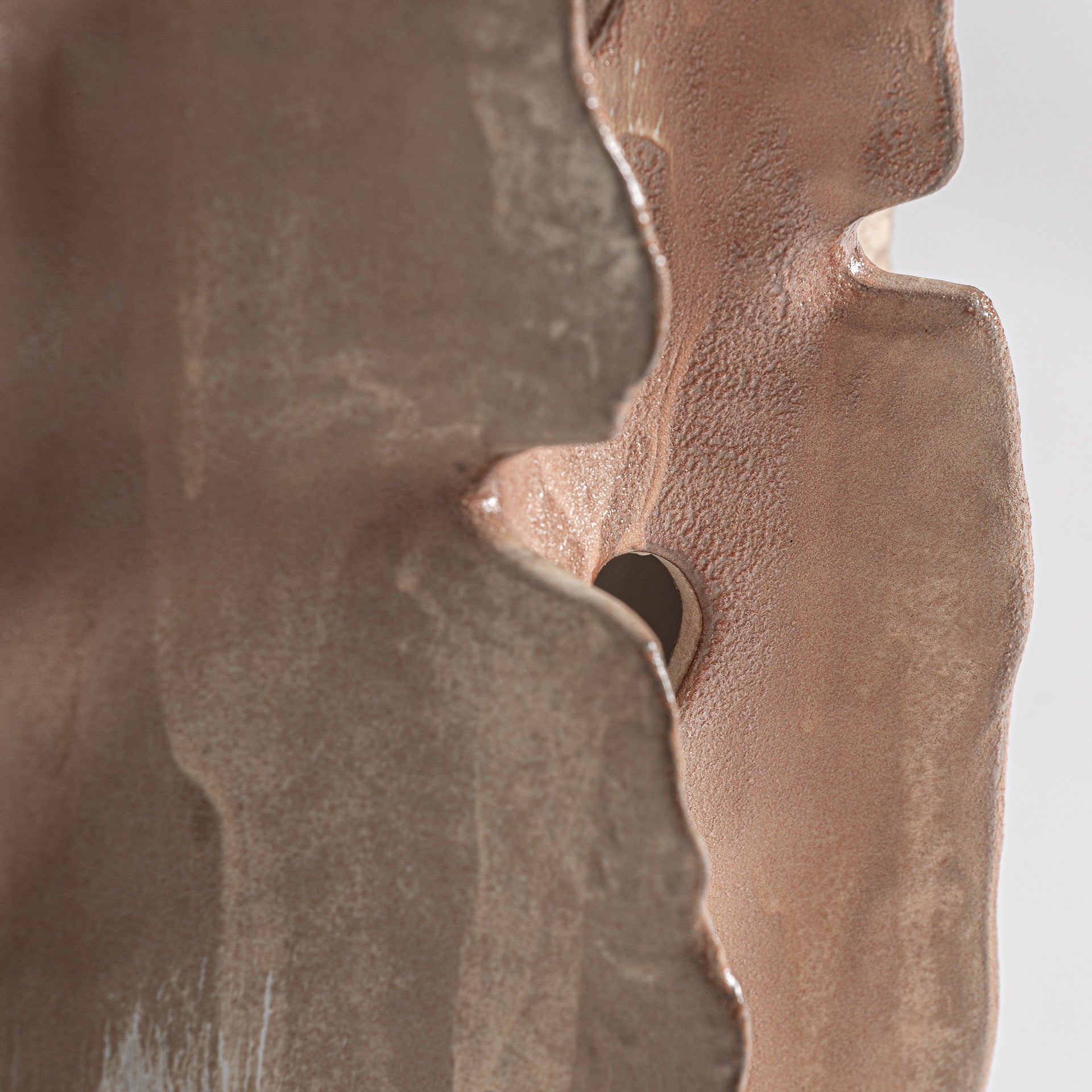 Contemporary Ceramic Vase – Light Brown