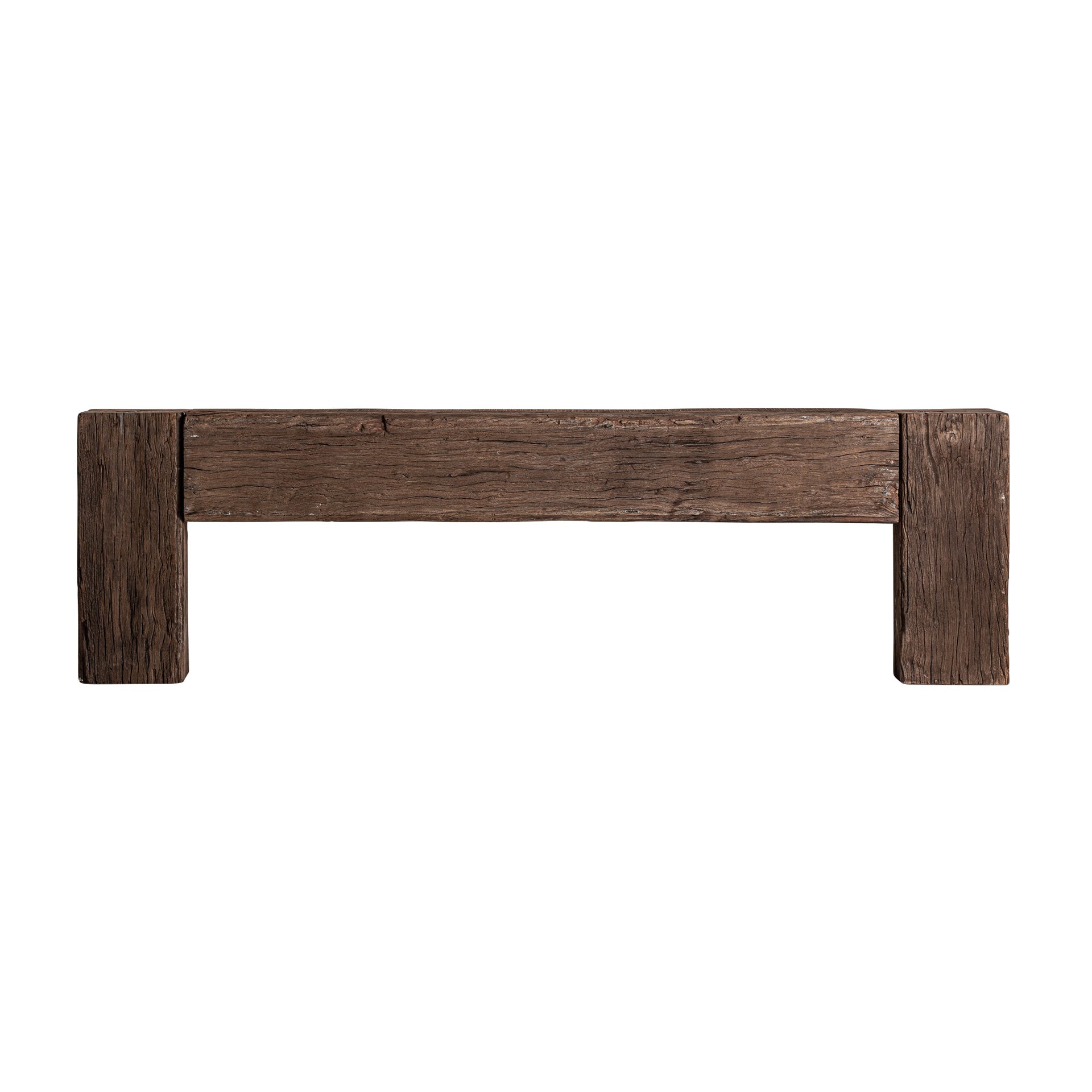 Rustic Brown Acacia Wood Console Table – 240 cm