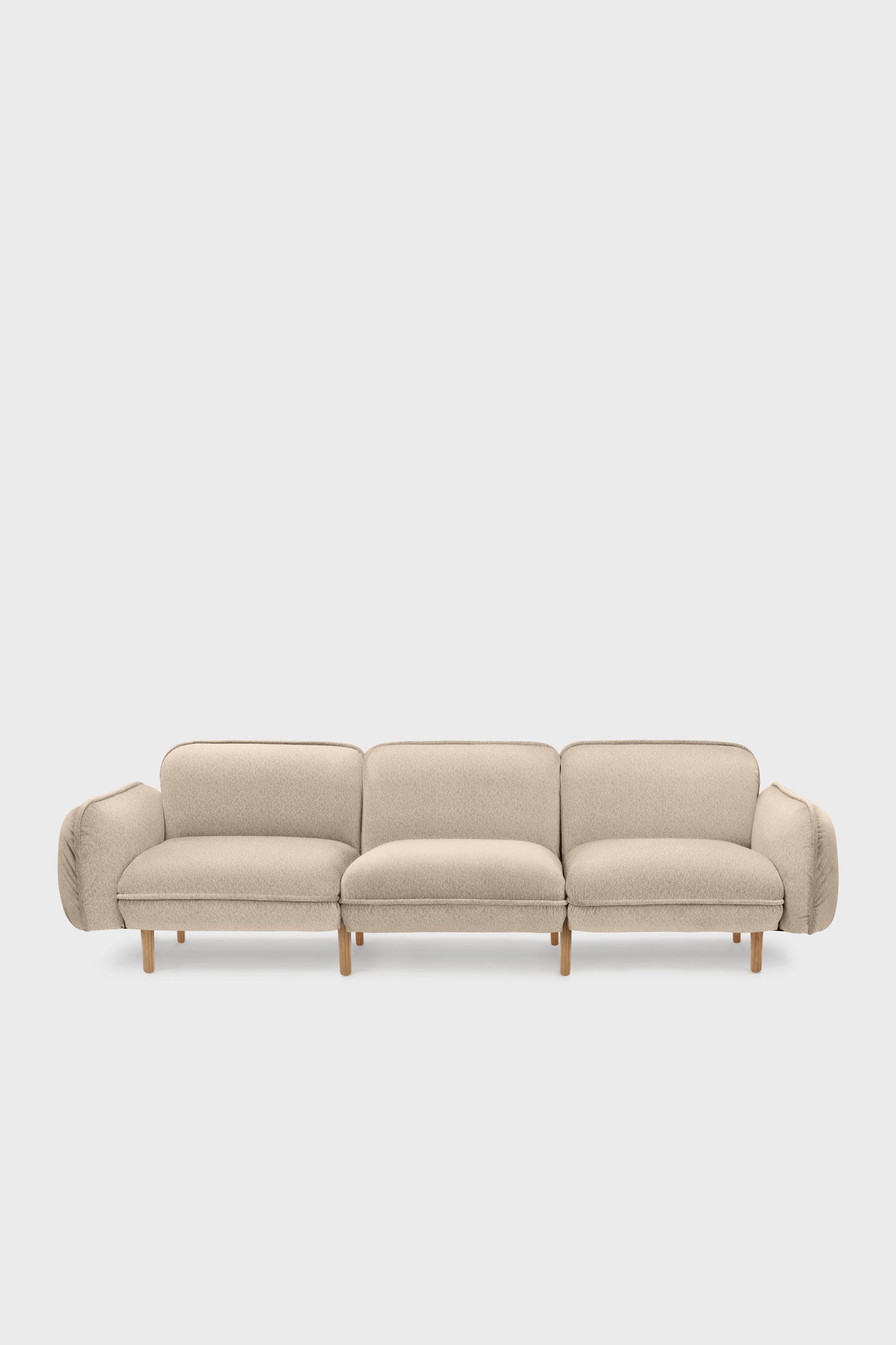 Bean 3 Seater Sofa in Velour