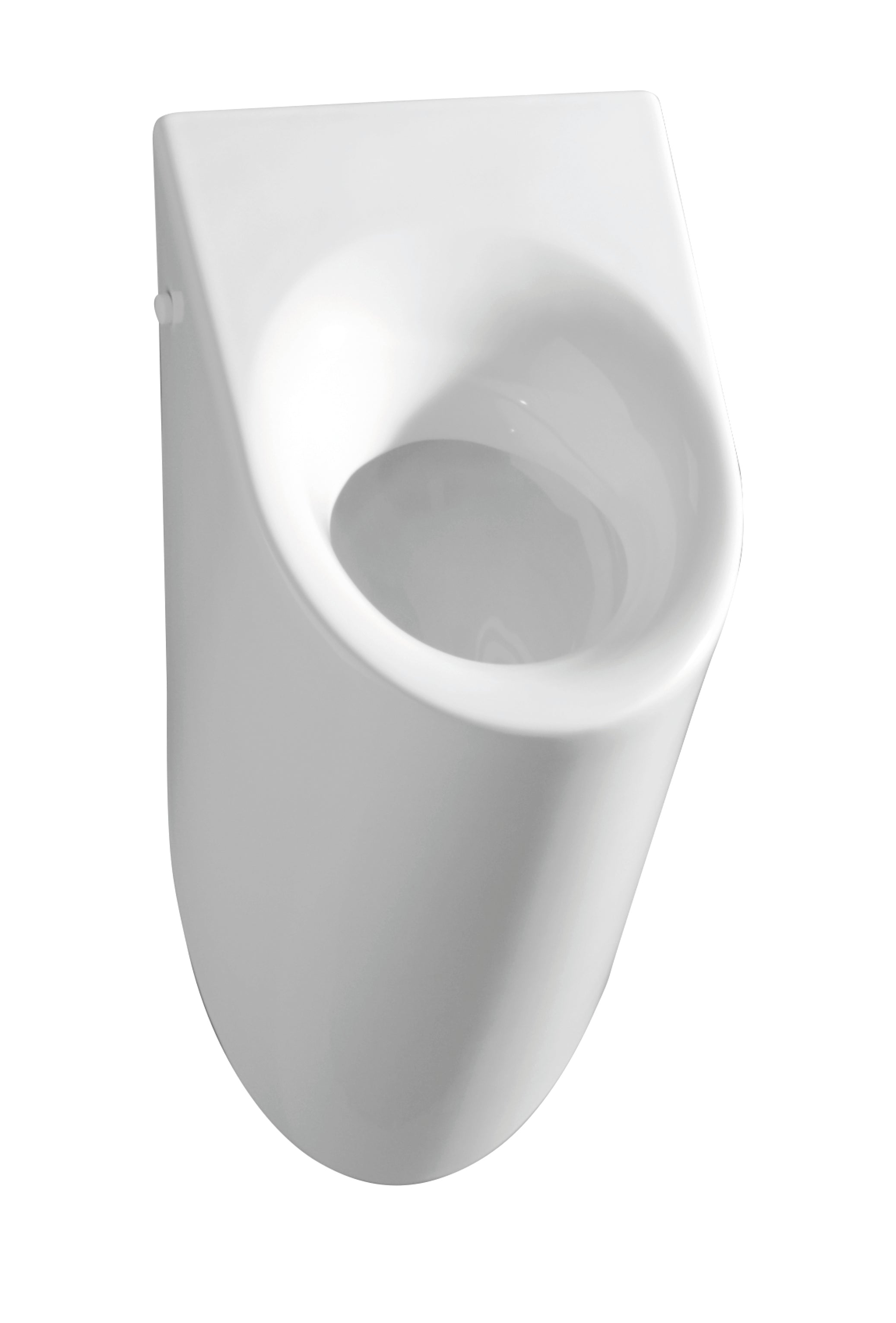 Shaggy Wall-Mounted Urinal - Premium White Ceramic Space-Saving Design