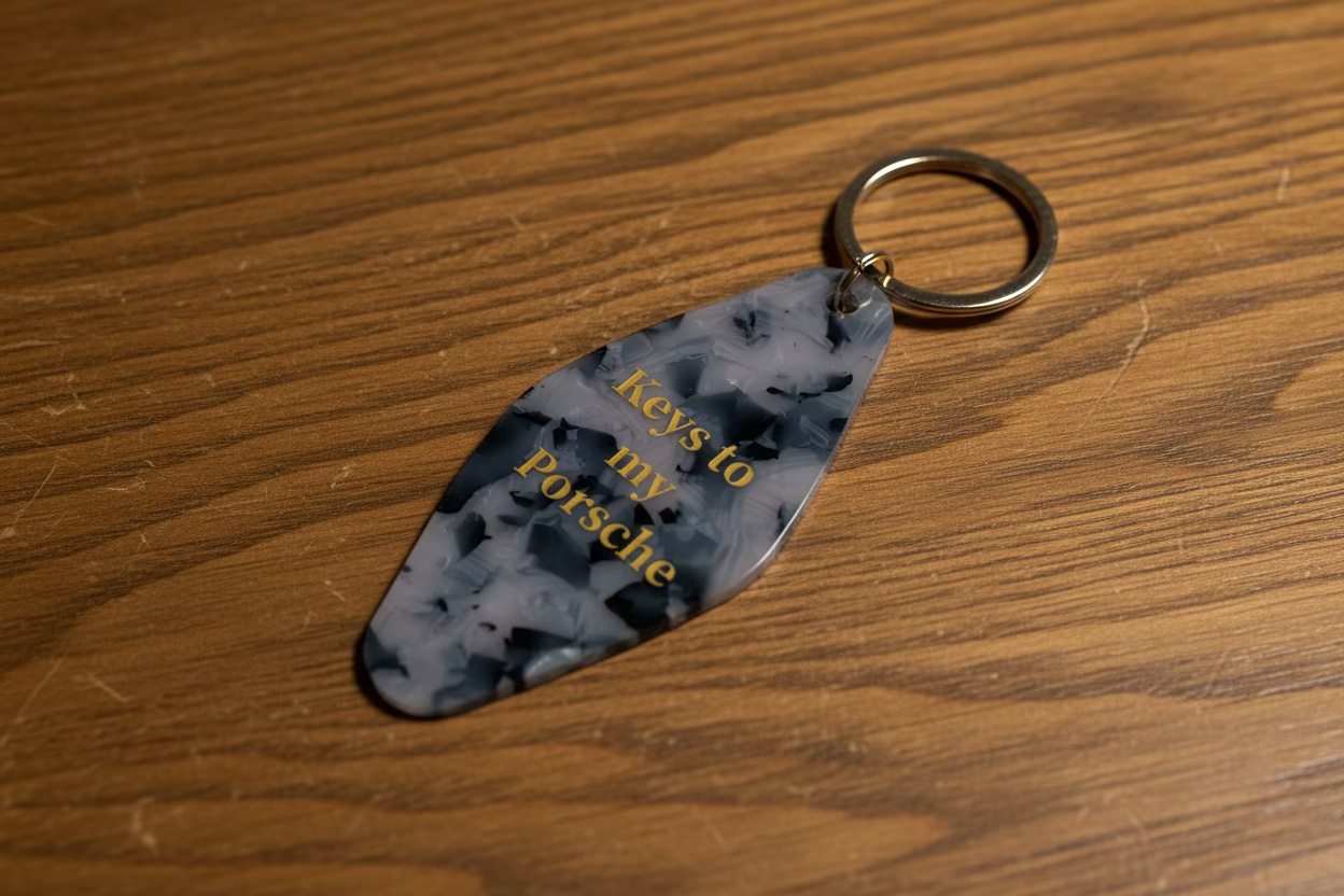 Nyckelring med nyckelringar till min Porsche - SkandiShop