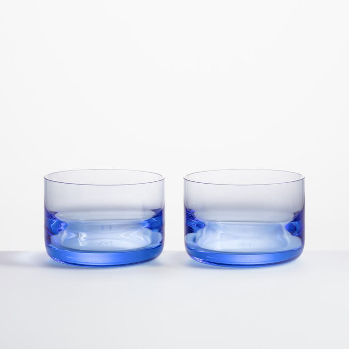 DUNES Low Glass Indigo Blue
